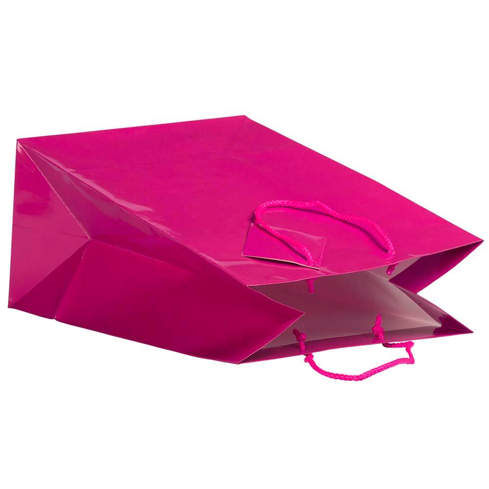 JAM Paper Large Glossy Gift Bags with Rope Handles, 3ct.