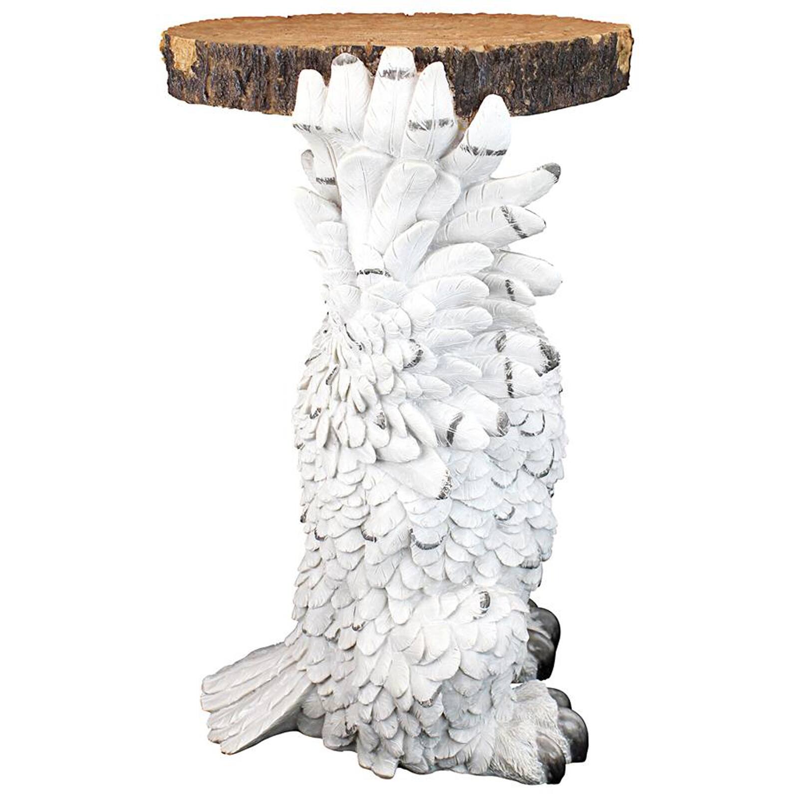 20" Wisdom Owl Sculptural Side Table