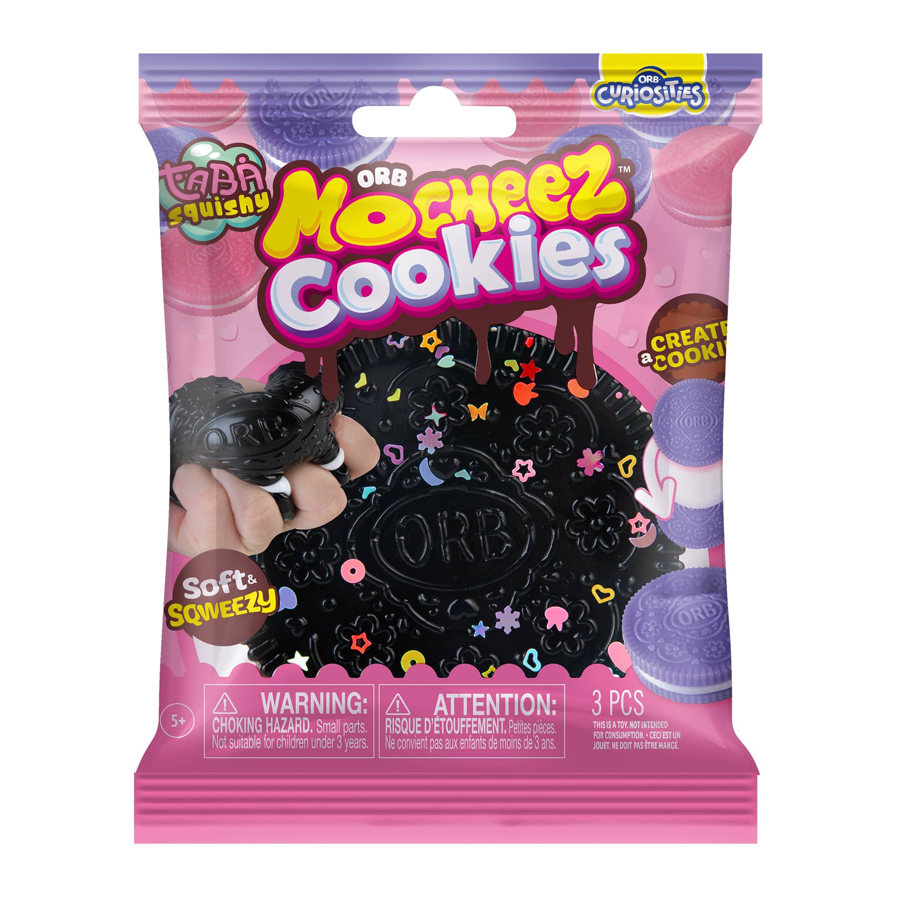 Assorted Orb&#x2122;  Mocheez Cookies Squishy Toy, 1pc.