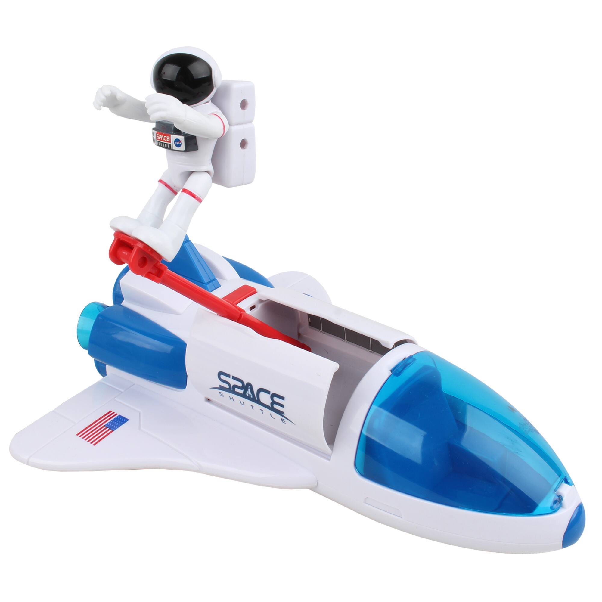 Daron&#xAE; NASA Space Adventure Series Space Shuttle with Lights &#x26; Sounds &#x26; Figure