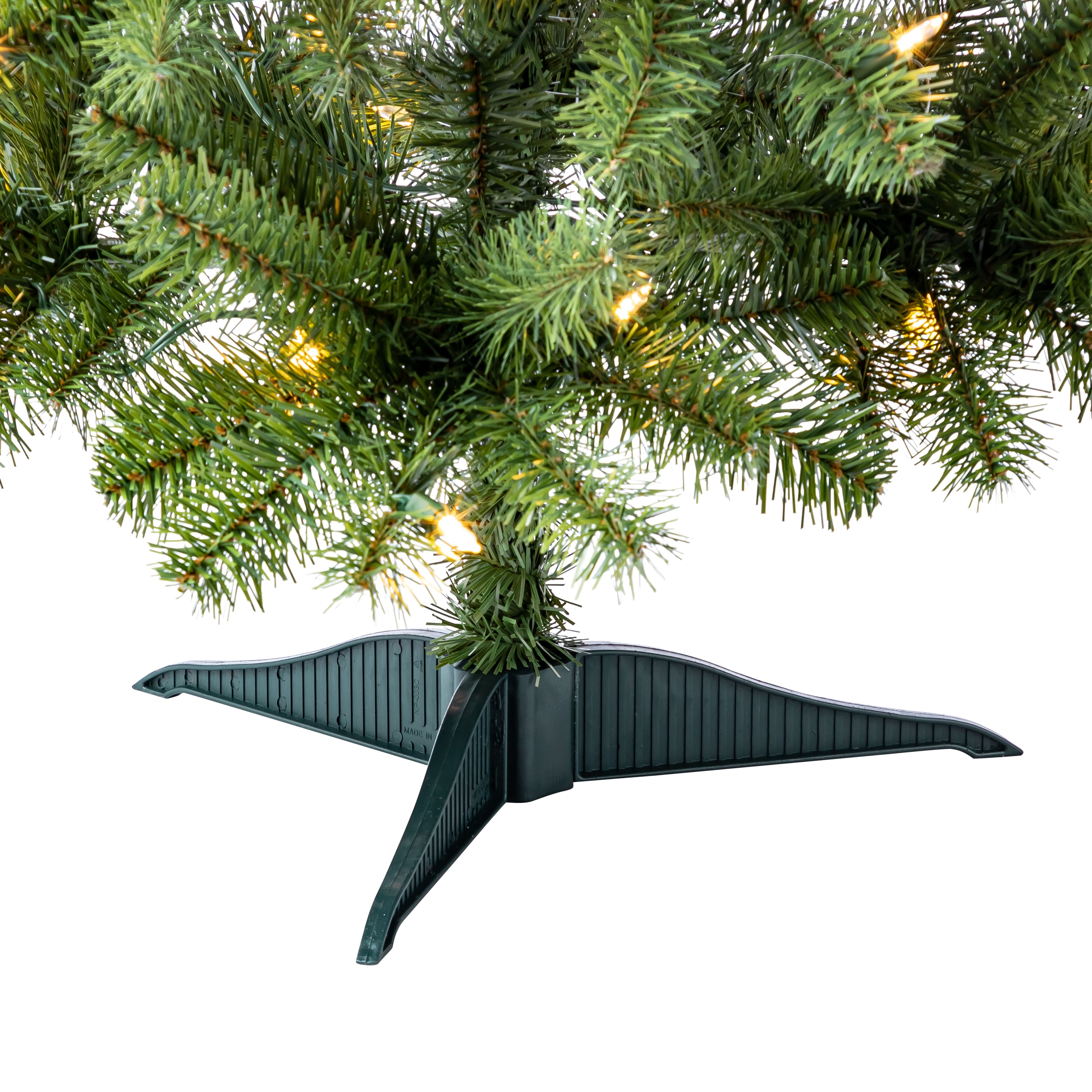 4ft. Pre-Lit Lakewood Spruce Artificial Christmas Tree, Warm White LED Lights by Ashland&#xAE;