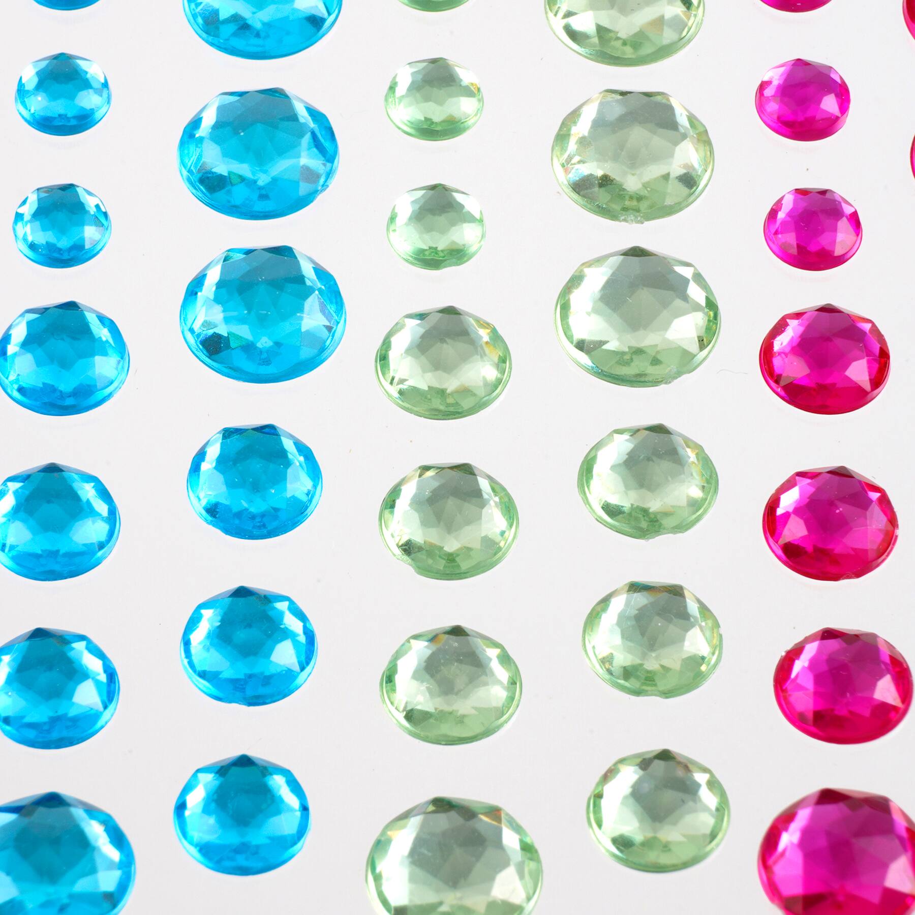 12 Packs: 72 ct. (864 total) Multicolored Rhinestone Stickers by Recollections™