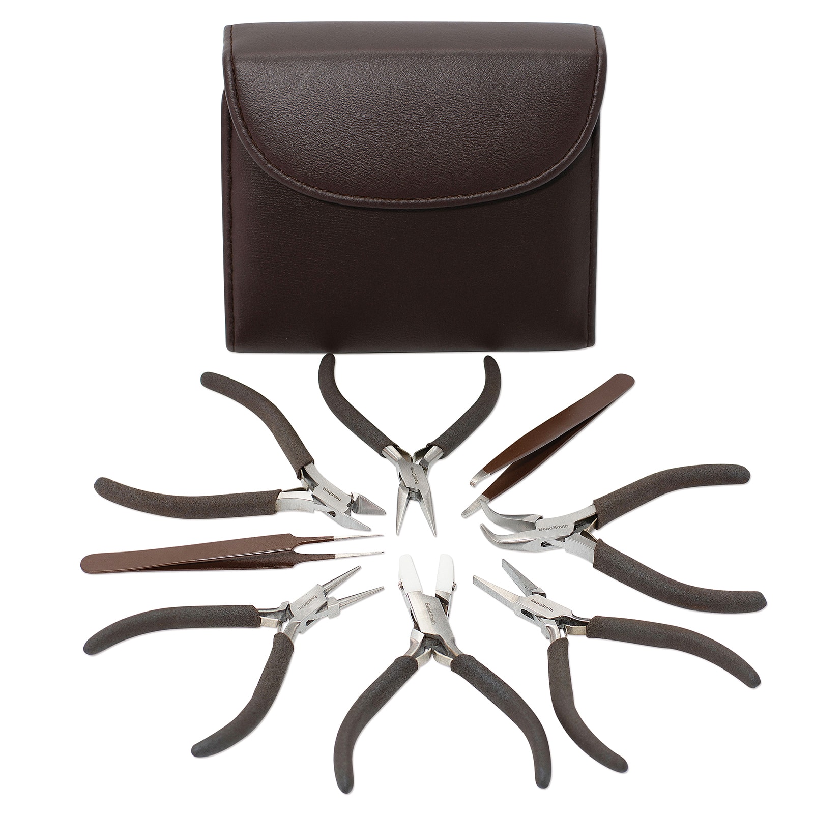 The Beadsmith&#xAE; Fashion Color Plier Set &#x26; Clutch
