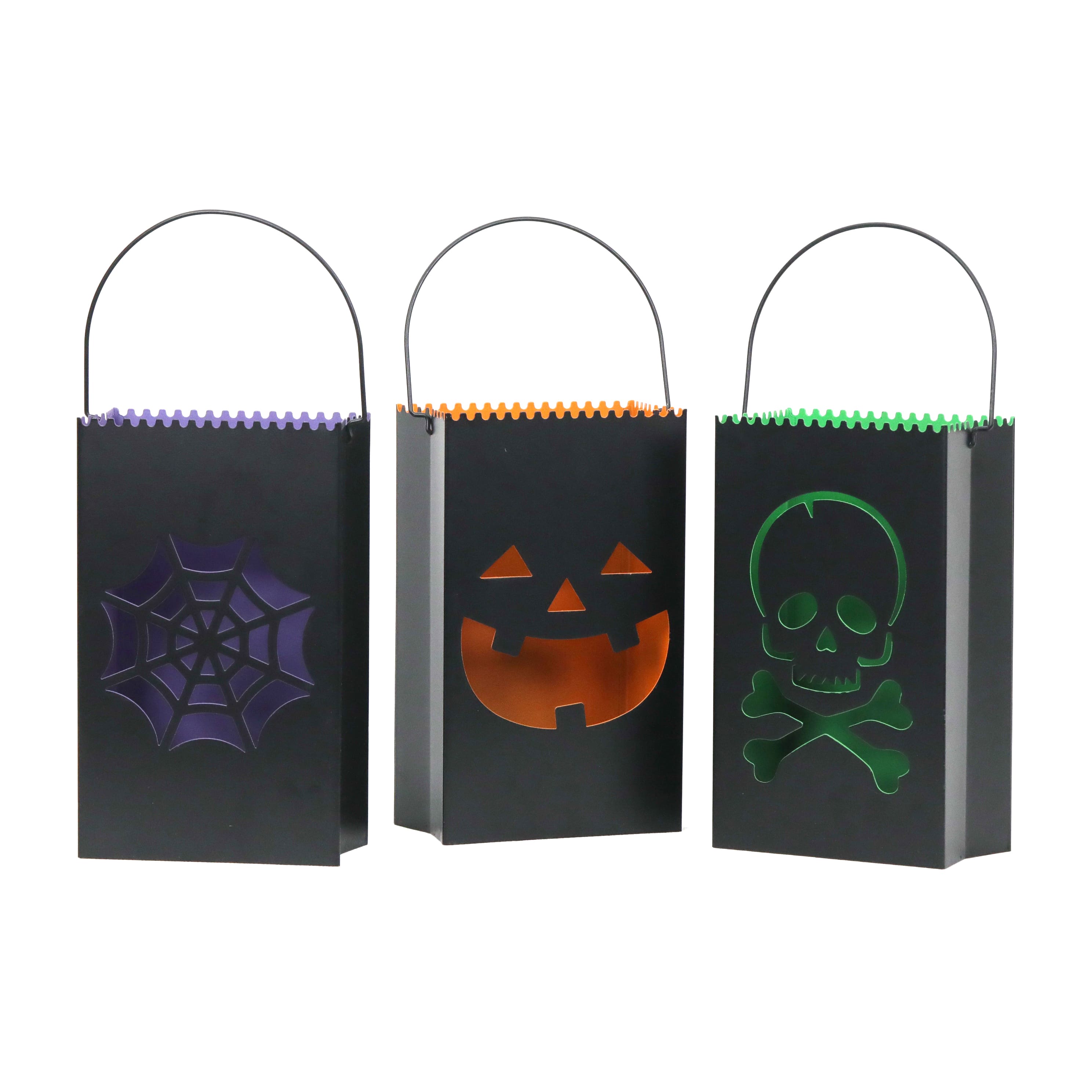 Assorted 9" Halloween Tabletop Metal Tealight Lantern, 1pc. by Ashland®