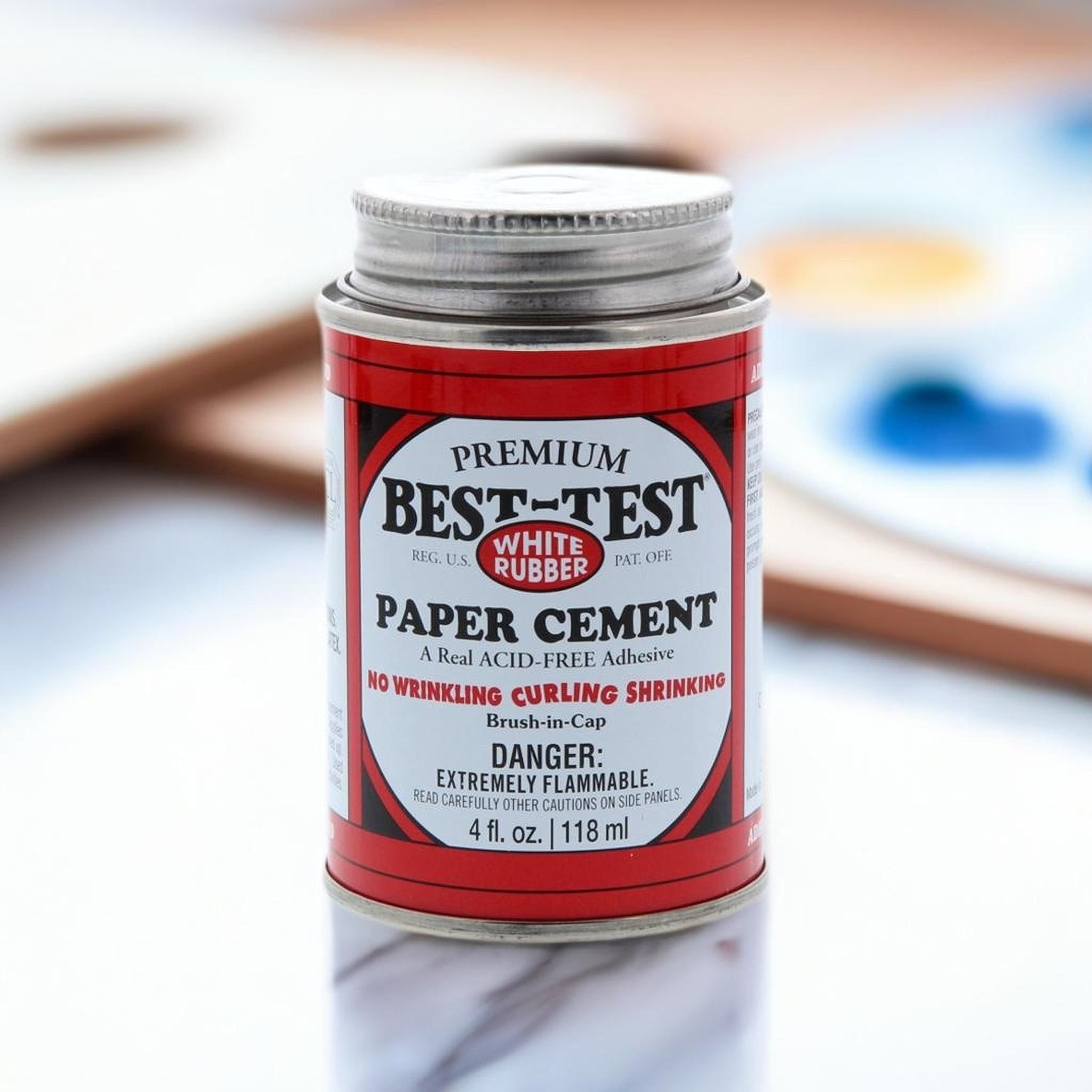 Best-Test Paper Cement, 4 oz.