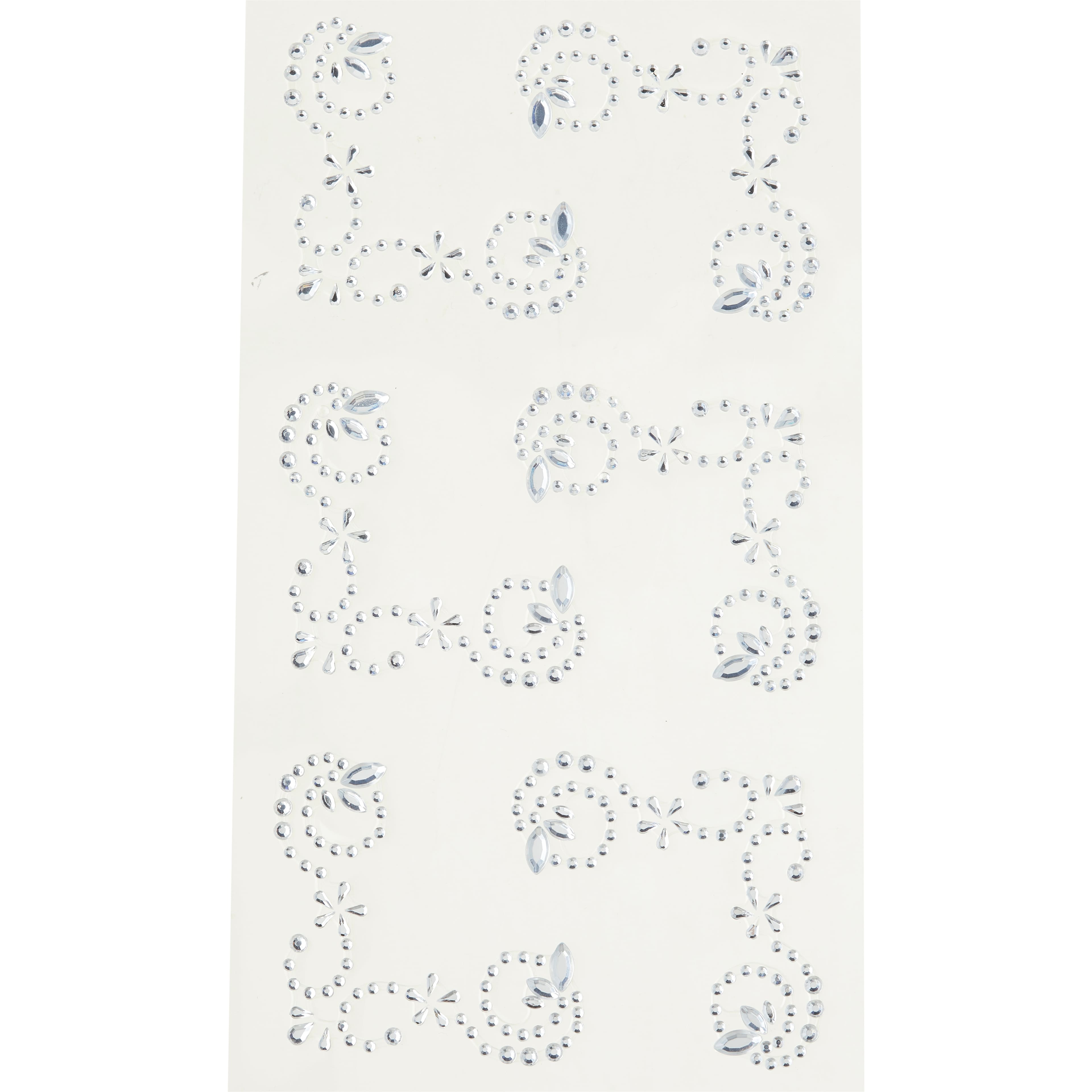 12 Packs: 6 ct. (72 total) Photo Corner Adhesive Rhinestones by Recollections™