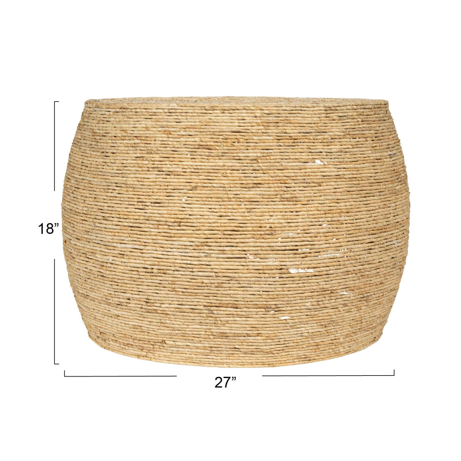 Corn Rope Round Accent Table