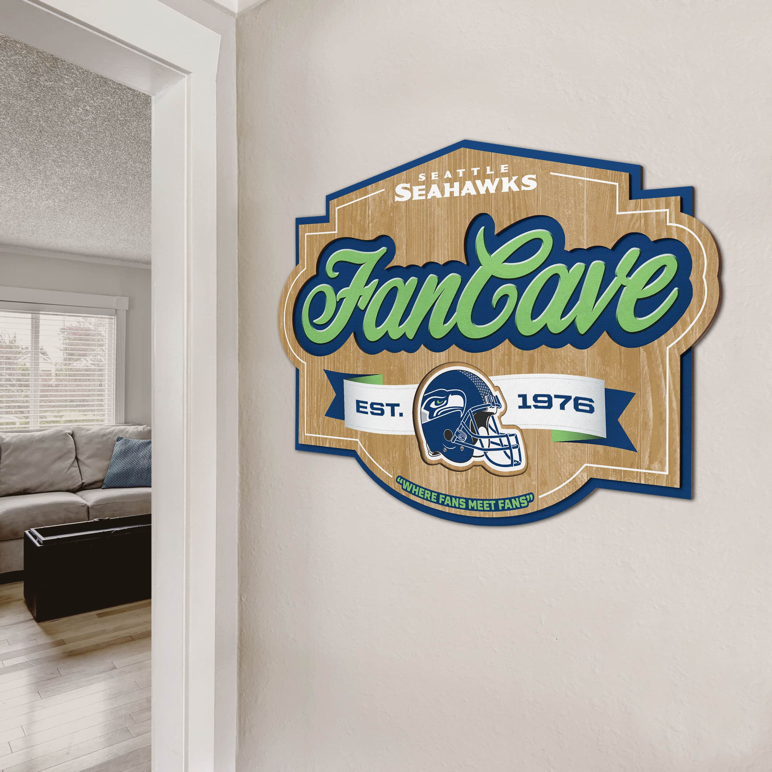 NFL Fan Cave Sign