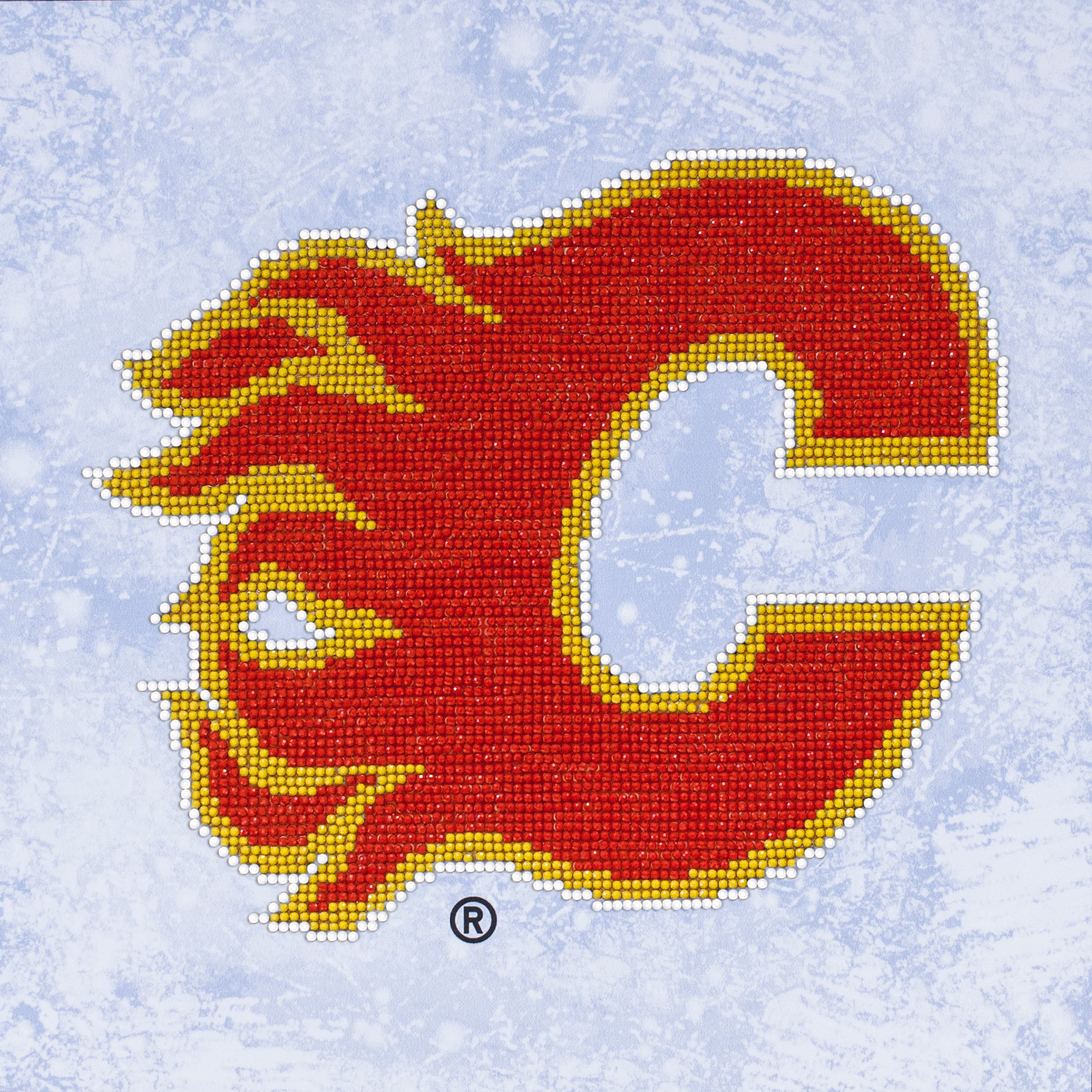 Camelot® Dots NHL Calgary Flames Diamond Painting Kit