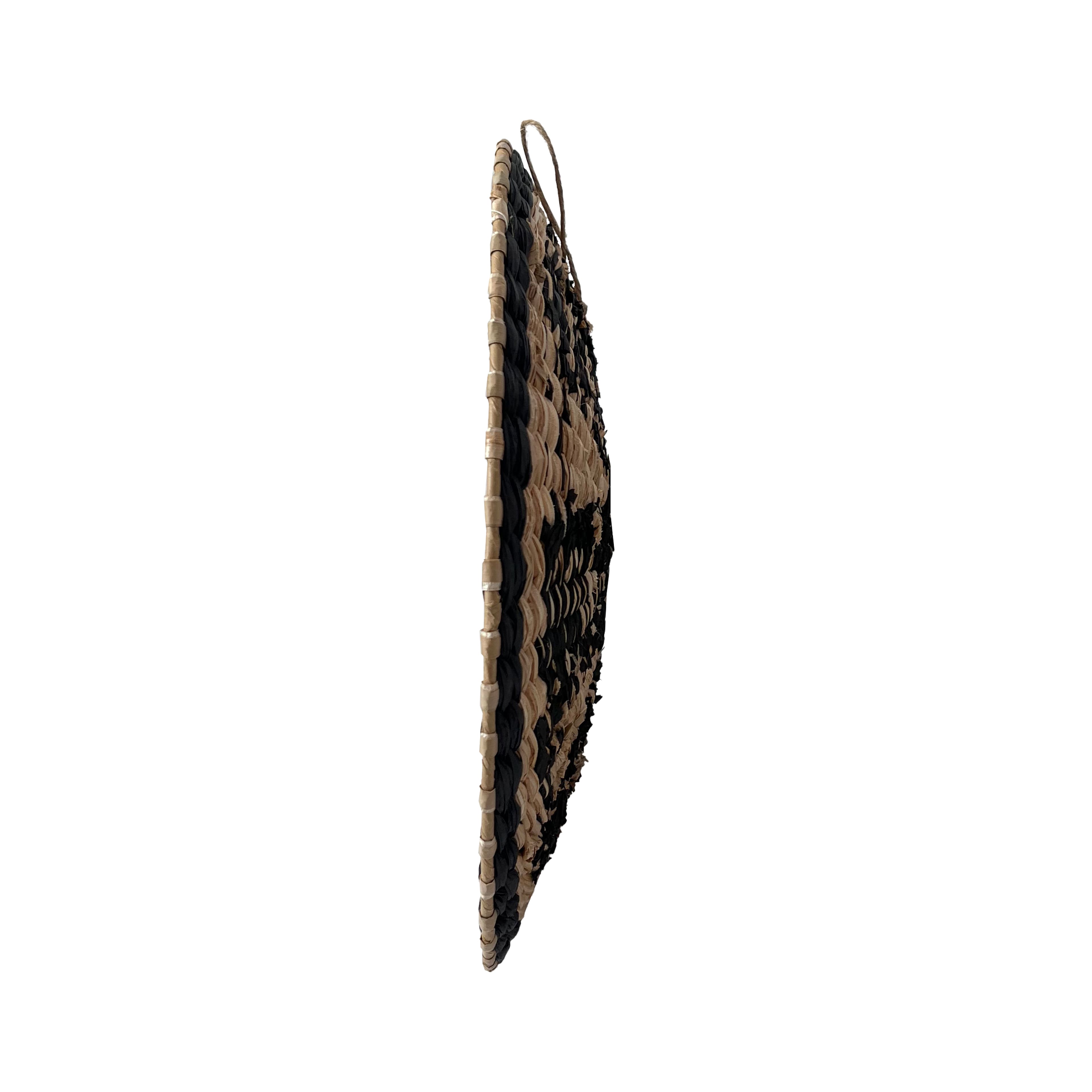 11.75&#x22; Black &#x26; Natural Brown Tribal Basket Wall D&#xE9;cor by Ashland&#xAE;