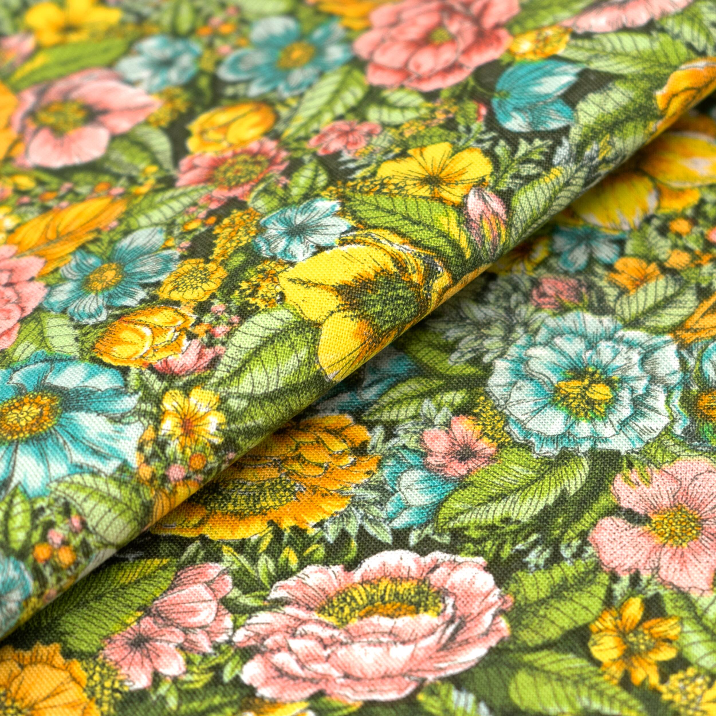 SINGER Floral Summer Cotton Fabric