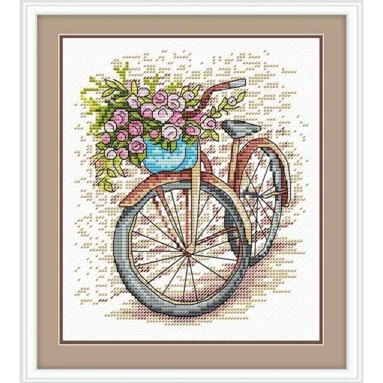 MP Studia Bicycle Cross Stitch Kit