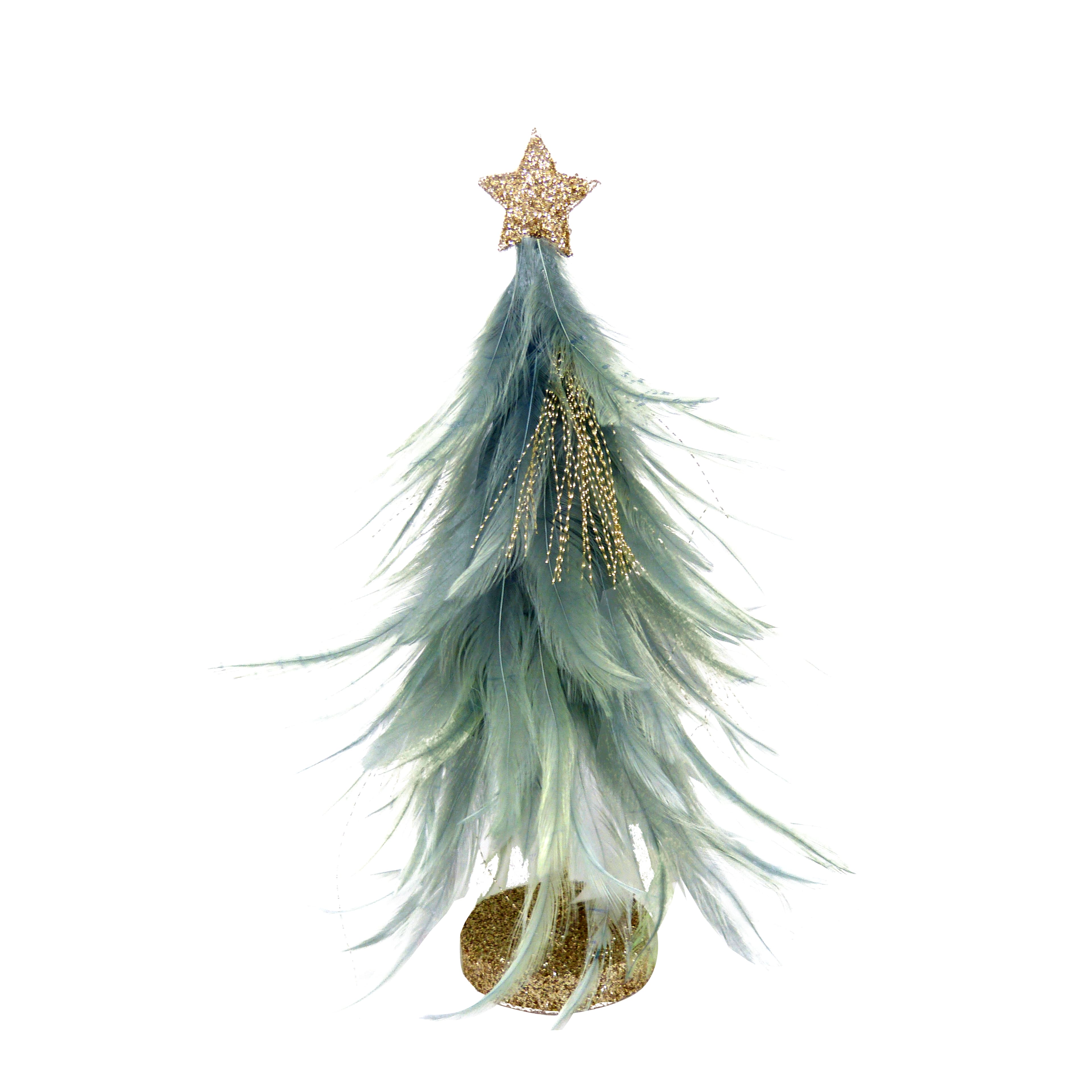 Assorted 10&#x22; Feather Leaf Tabletop Christmas Tree by Ashland&#xAE;, 1pc.