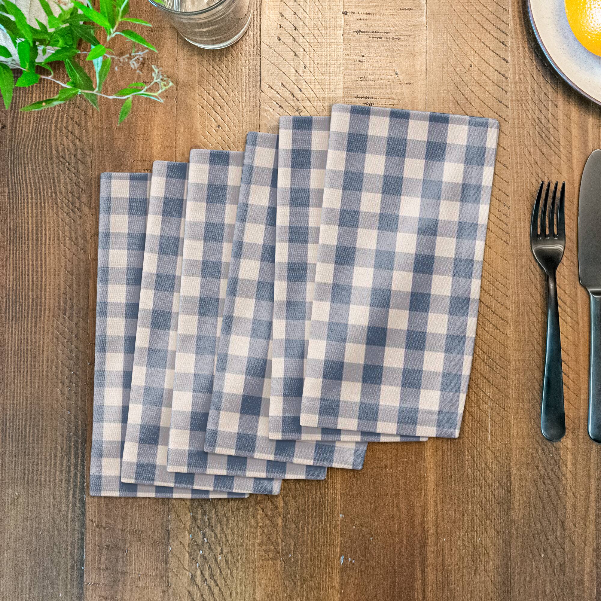 Plaid Cotton Twill Napkin