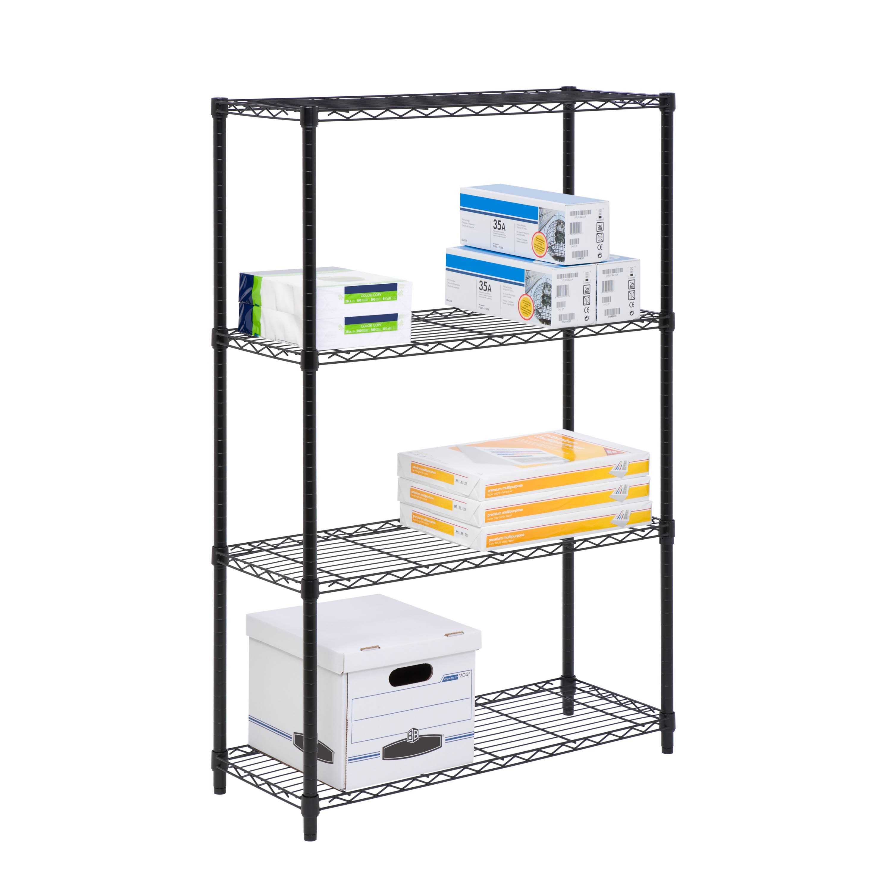 Honey Can Do 4-Tier Adjustable Shelving Unit