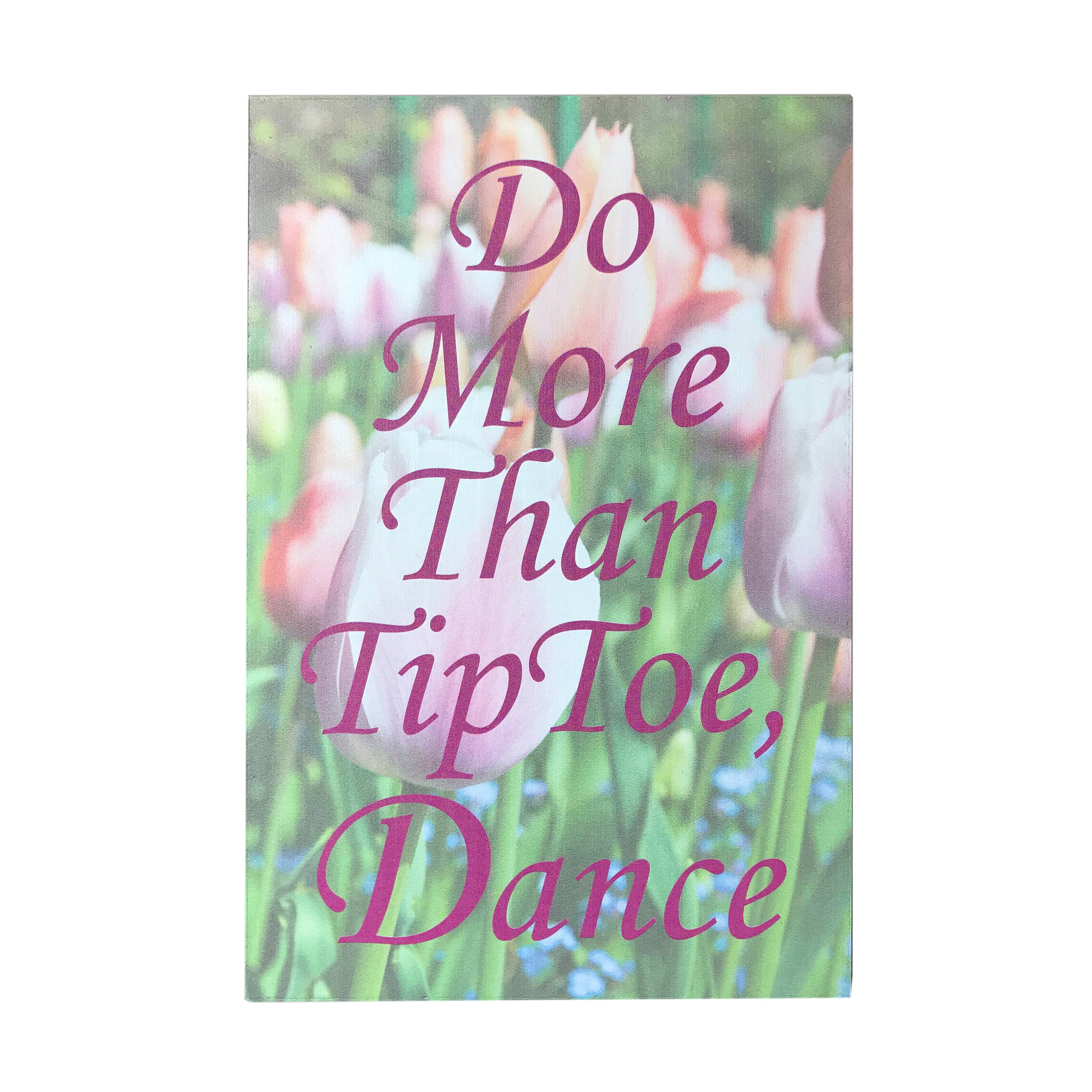 Lela & Ollie Do More Than Tip Toe, Dance Plaque with Easel