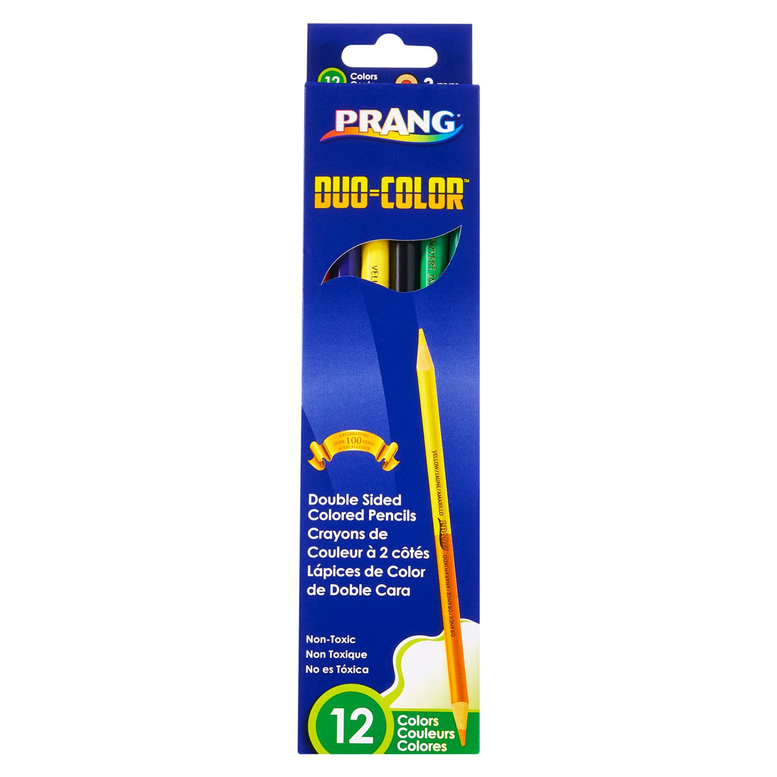 Prang&#xAE; Duo Colored&#x2122; Pencils, 12 Packs of 12 Colors