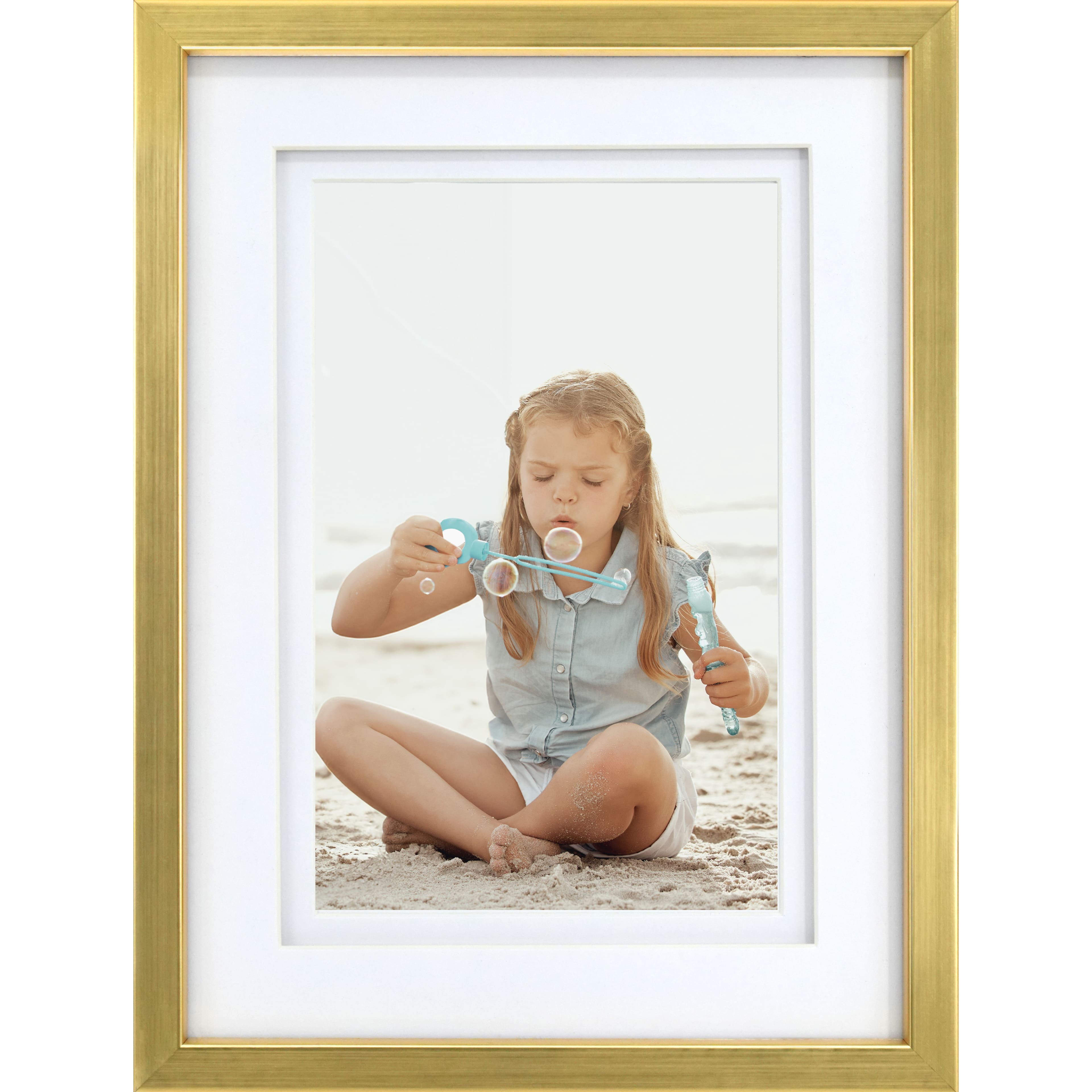 Gallery&#x2122; Gold Frame with Mat by Studio D&#xE9;cor&#xAE;