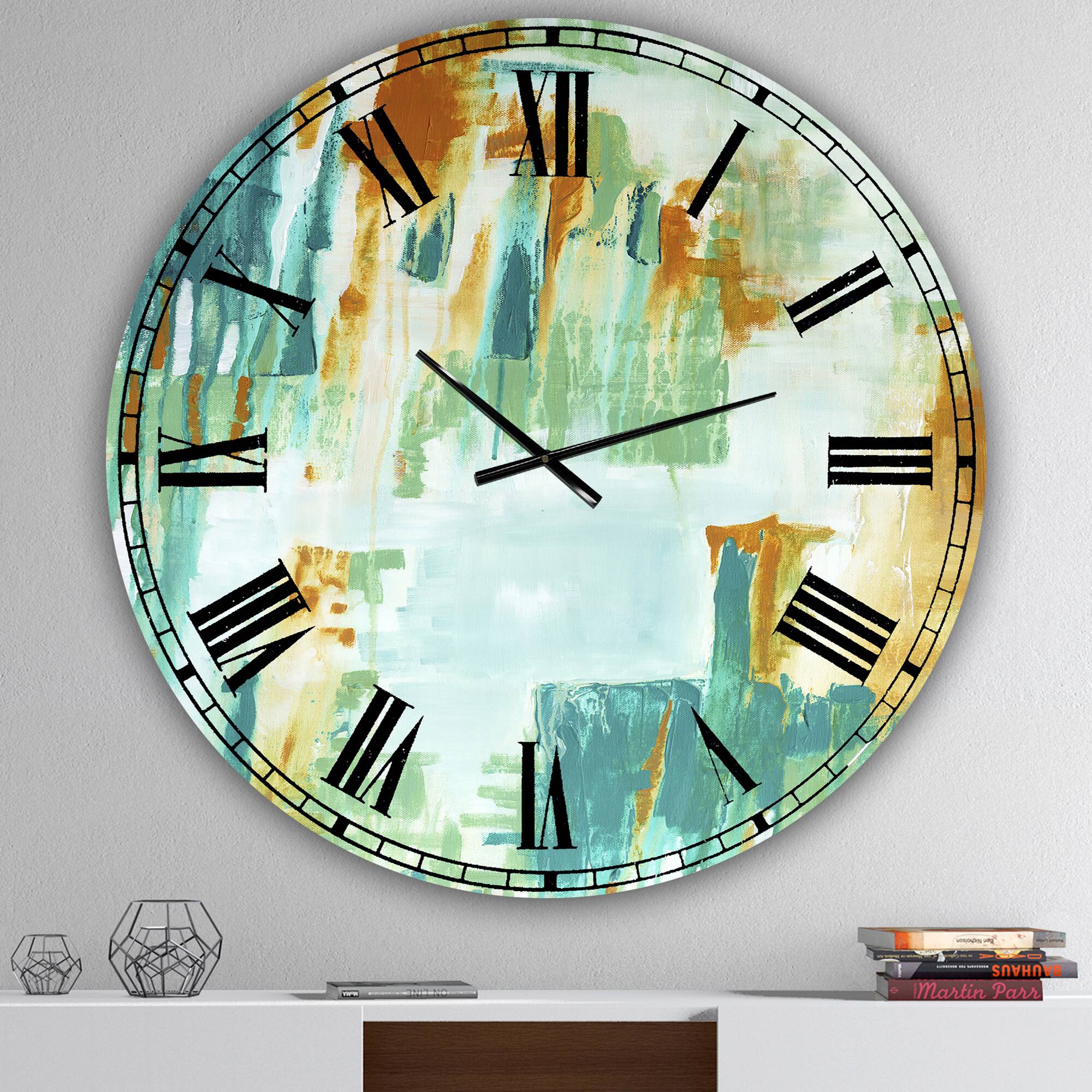 Designart &#x27;On Your Right Oversized Modern Wall Clock