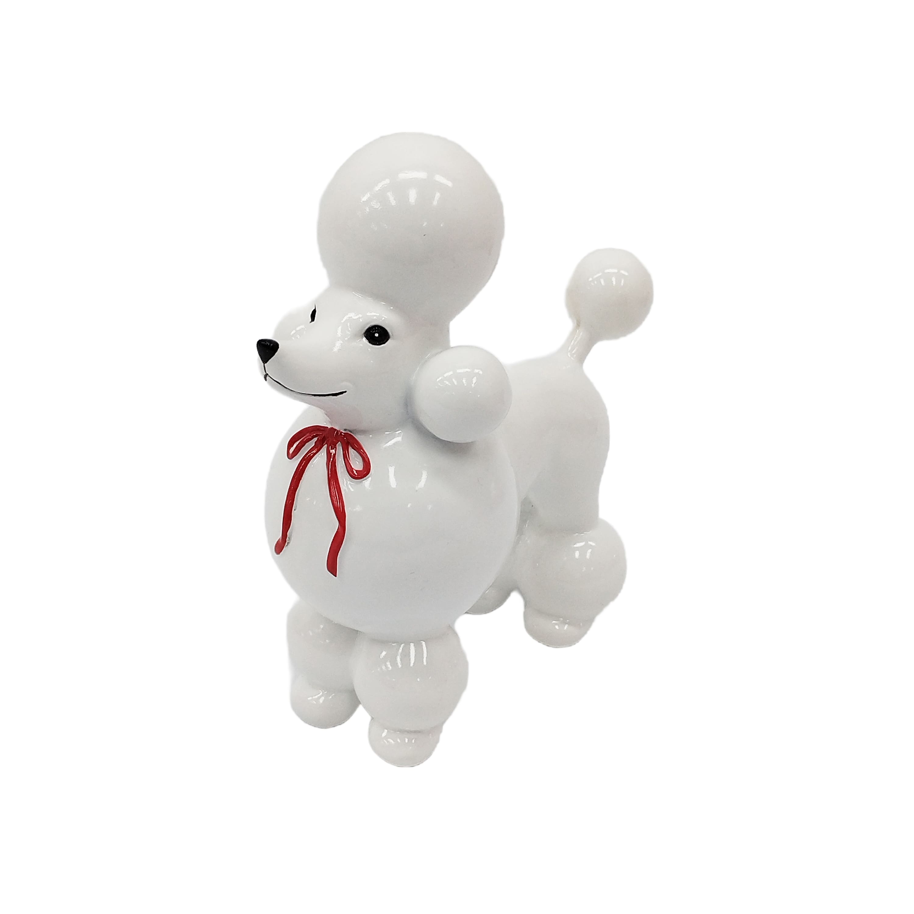6&#x22; Poodle with Bow Tabletop D&#xE9;cor by Ashland&#xAE;