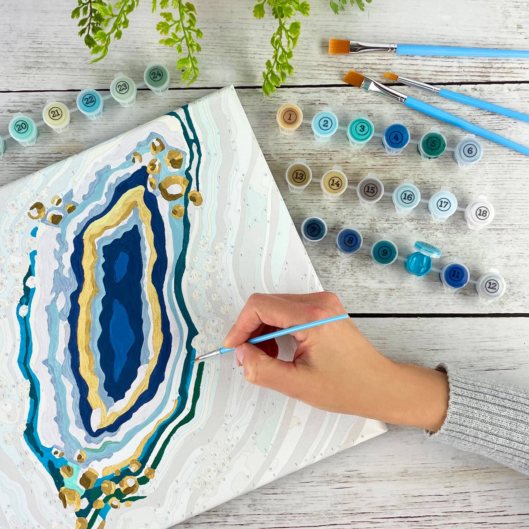 ArtSkills Geode Paint by Number Kit: Create Your Own Stunning Masterpiece!