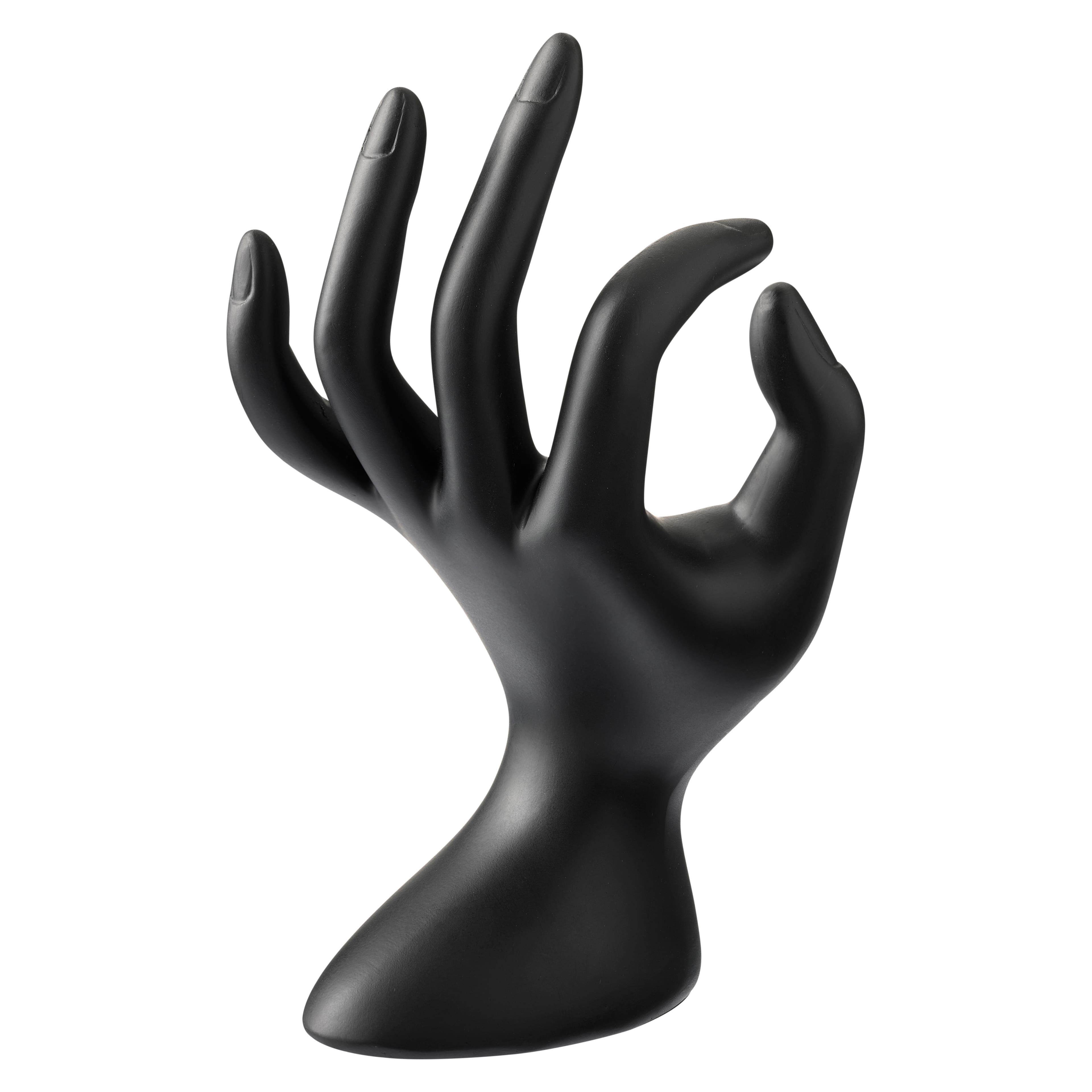 12 Pack: Black Hand Form Display by Bead Landing&#x2122;