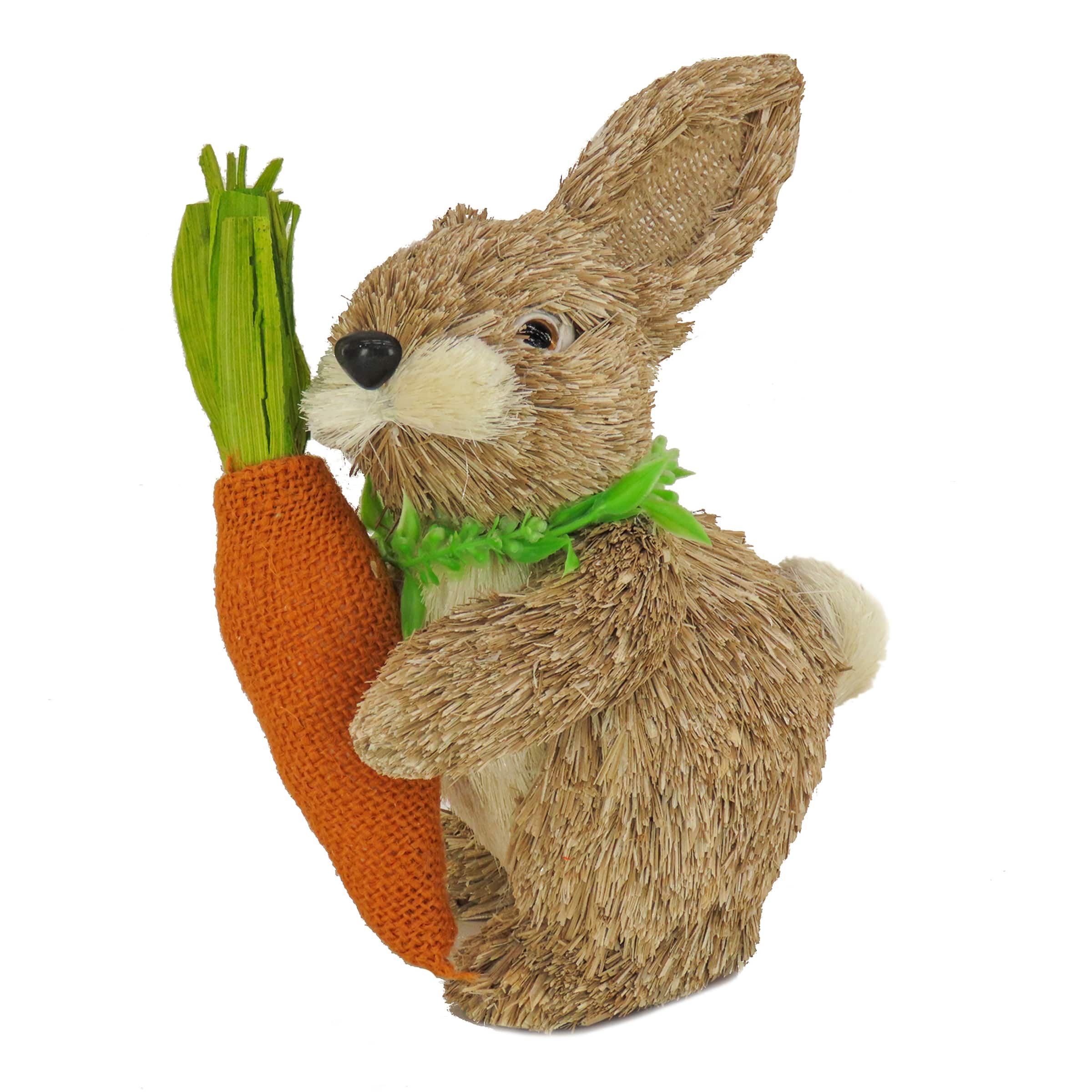 14.25 Brown Easter Bunny with Carrots Décor by Ashland®