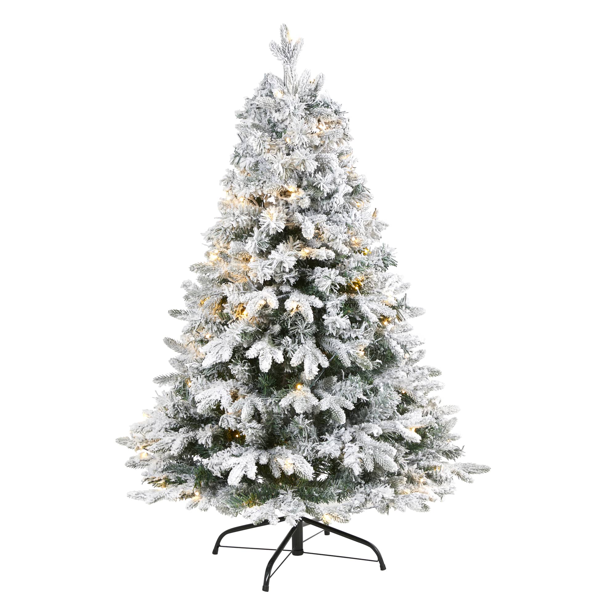 4ft. Pre-Lit Vermont Mixed Pine Artificial Christmas Tree, Clear LED Lights
