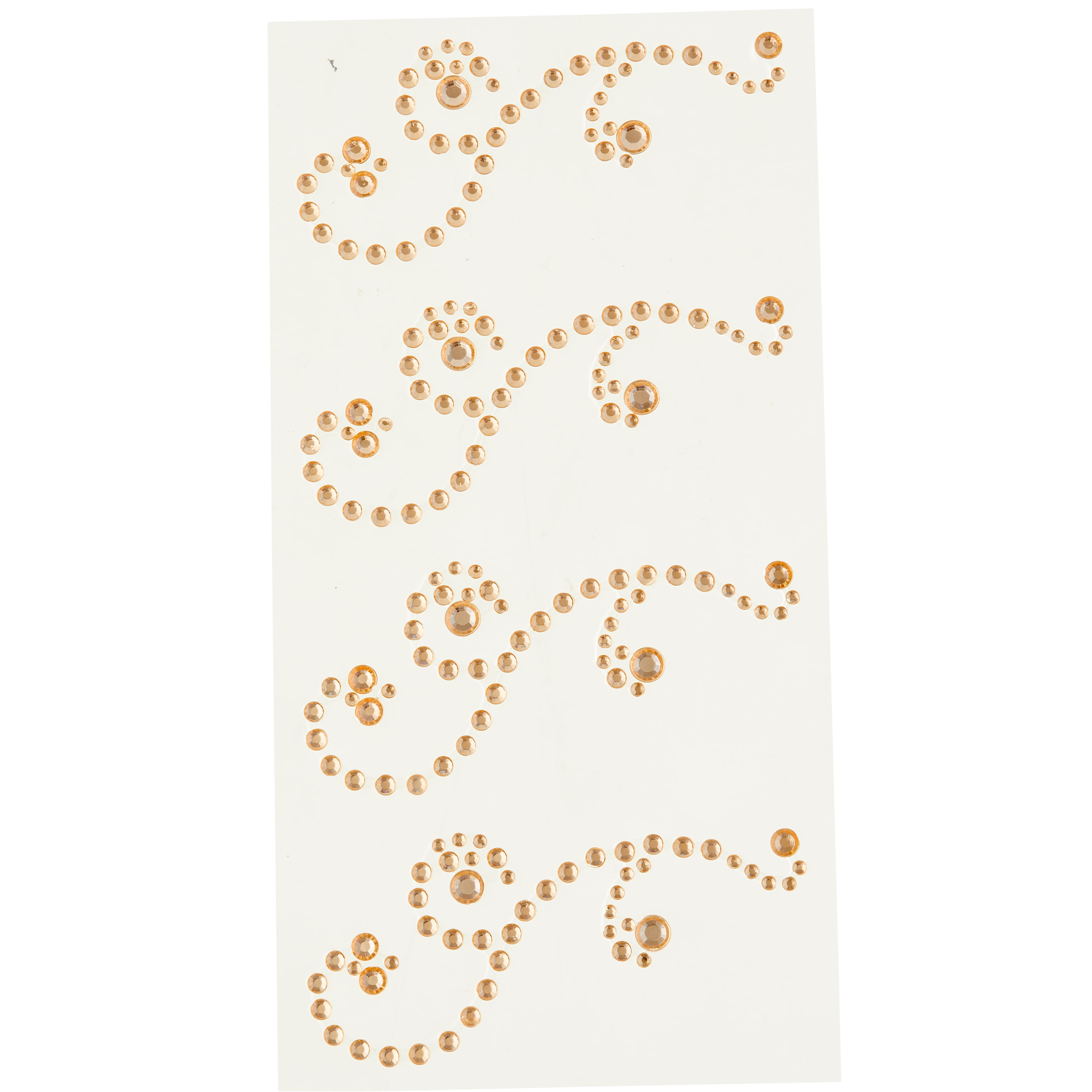 Gold Adhesive Rhinestone Stickers by Recollections&#x2122;