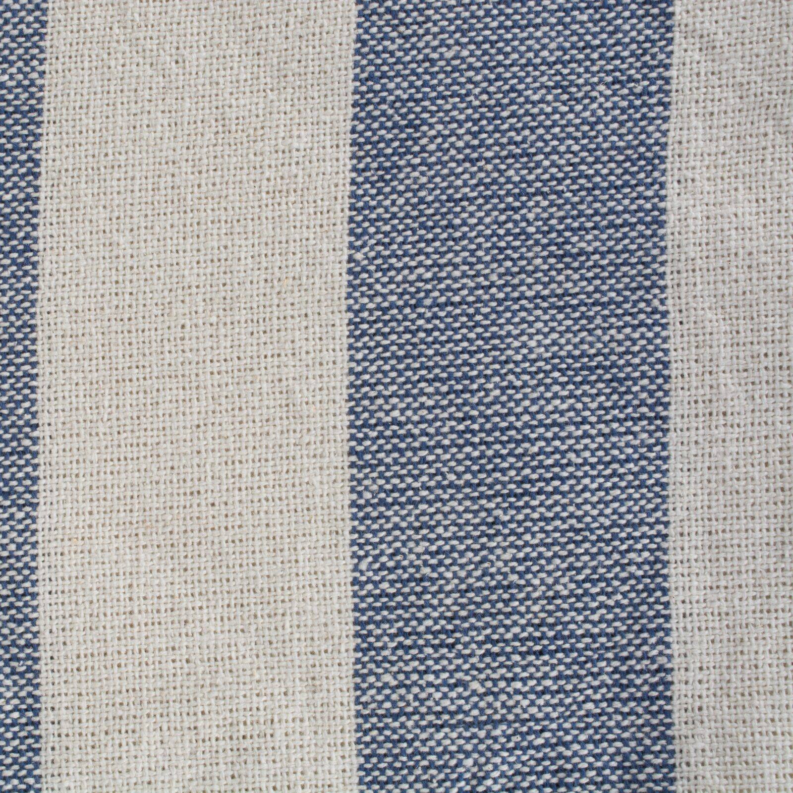 DII® French Blue & Off White Cabana Stripe Throw