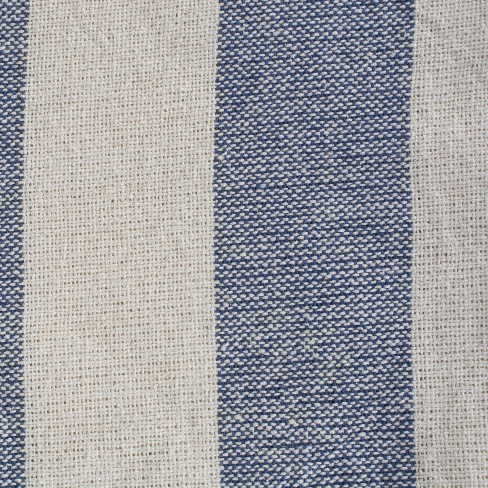 DII&#xAE; French Blue &#x26; Off White Cabana Stripe Throw