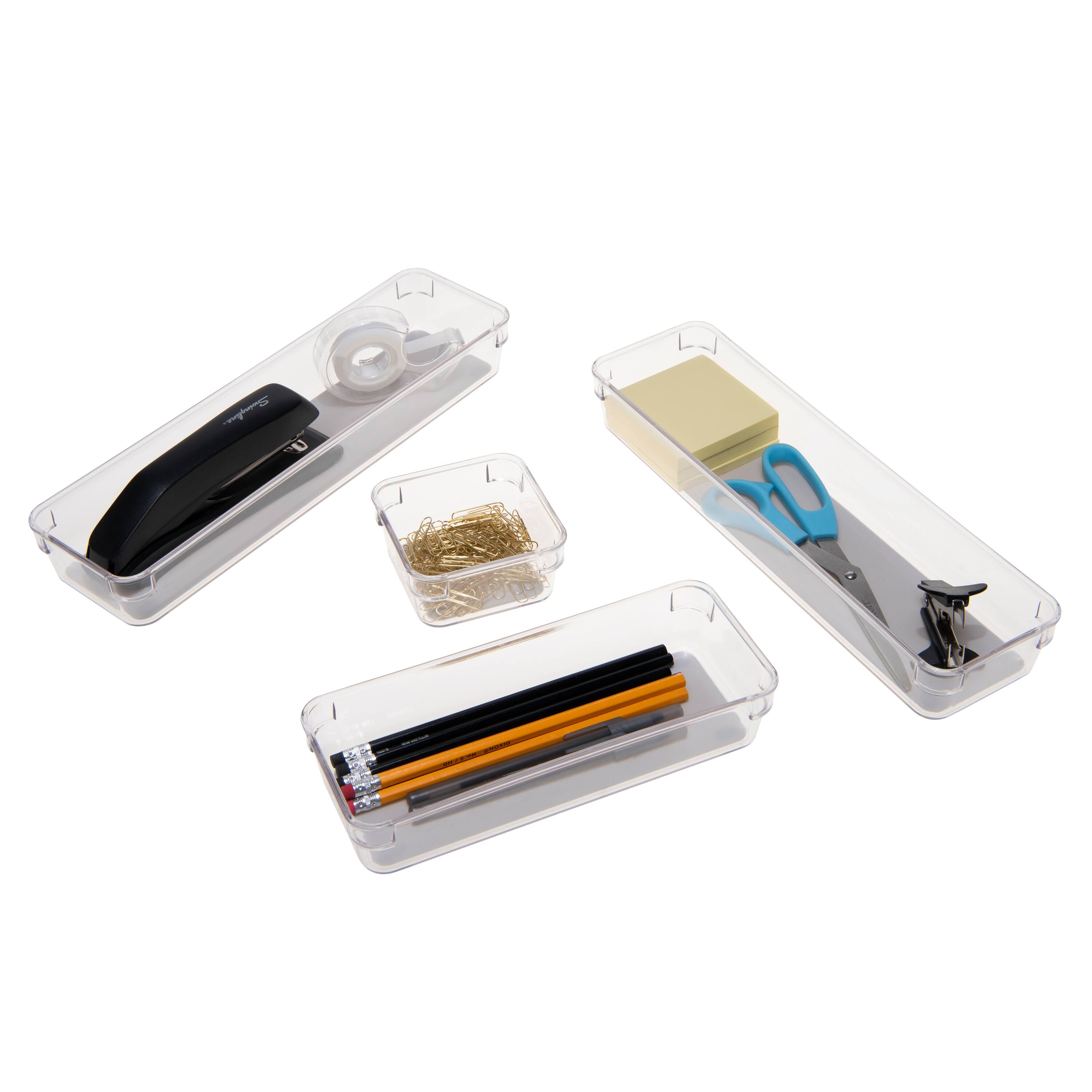 Simplify Multipurpose Drawer Organizers, 4ct.