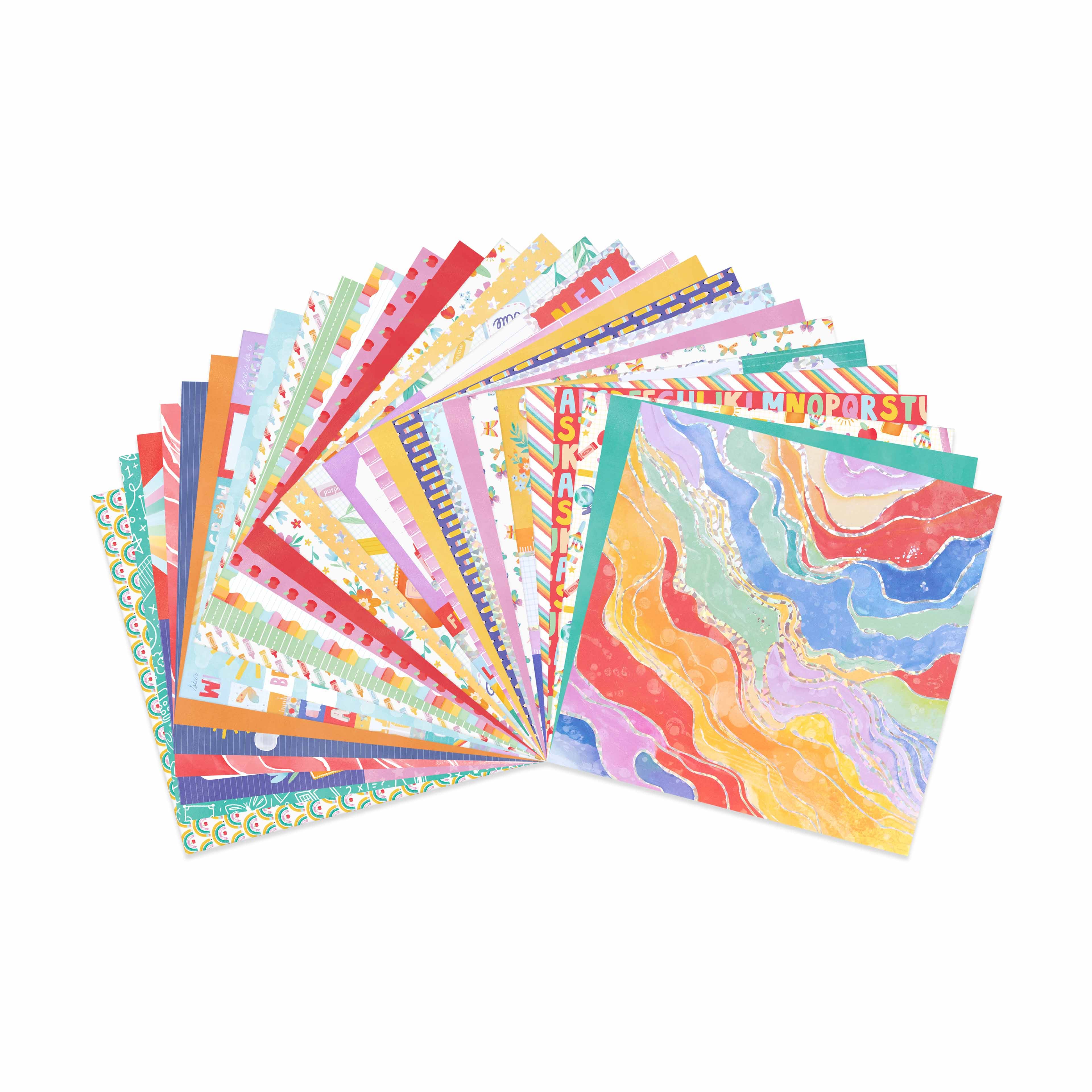 12&#x22; x 12&#x22; Bright Year Paper Pad by Recollections&#x2122;, 58 Sheets