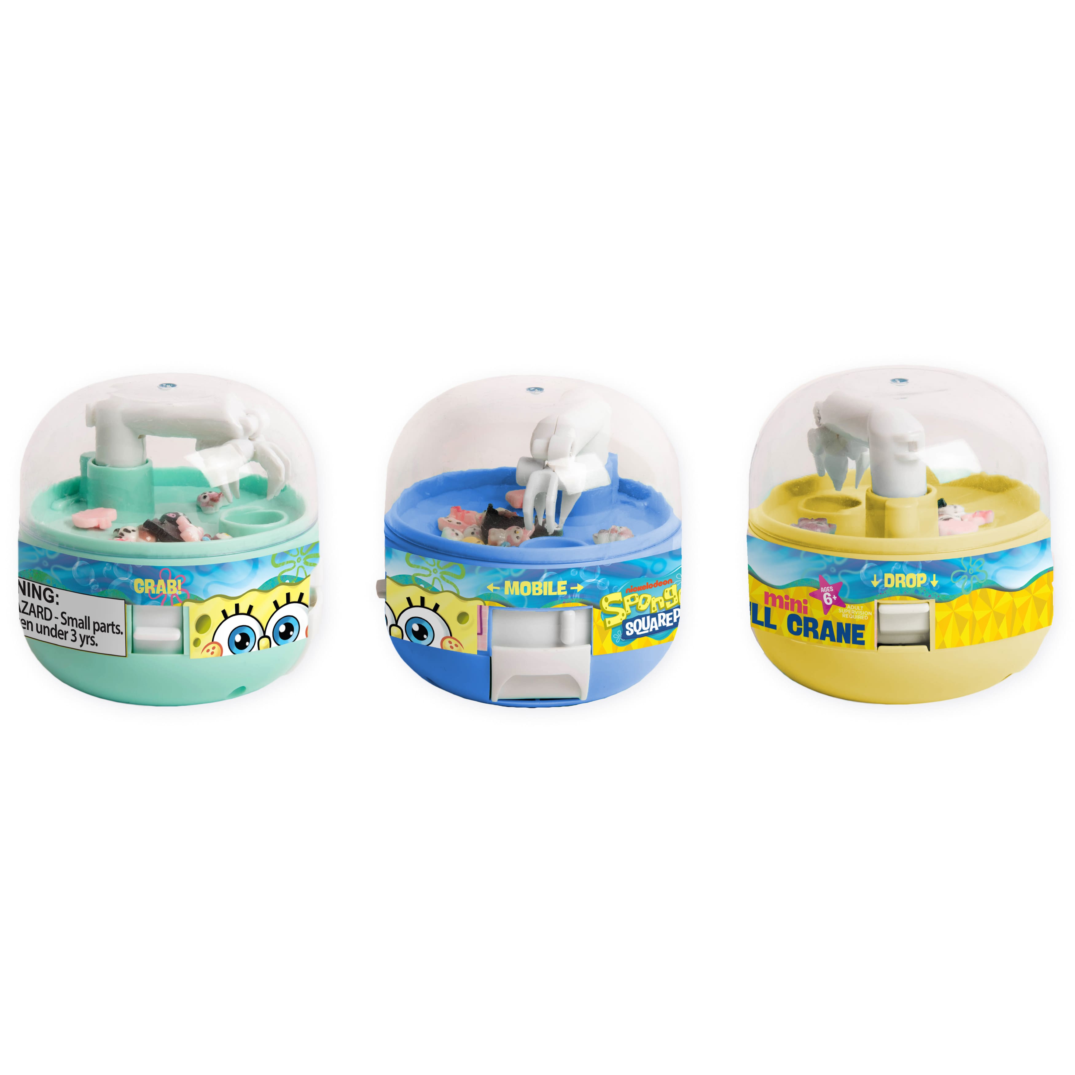 Assorted SpongeBob SquarePants&#x2122; Mini Skill Crane, 1pc.