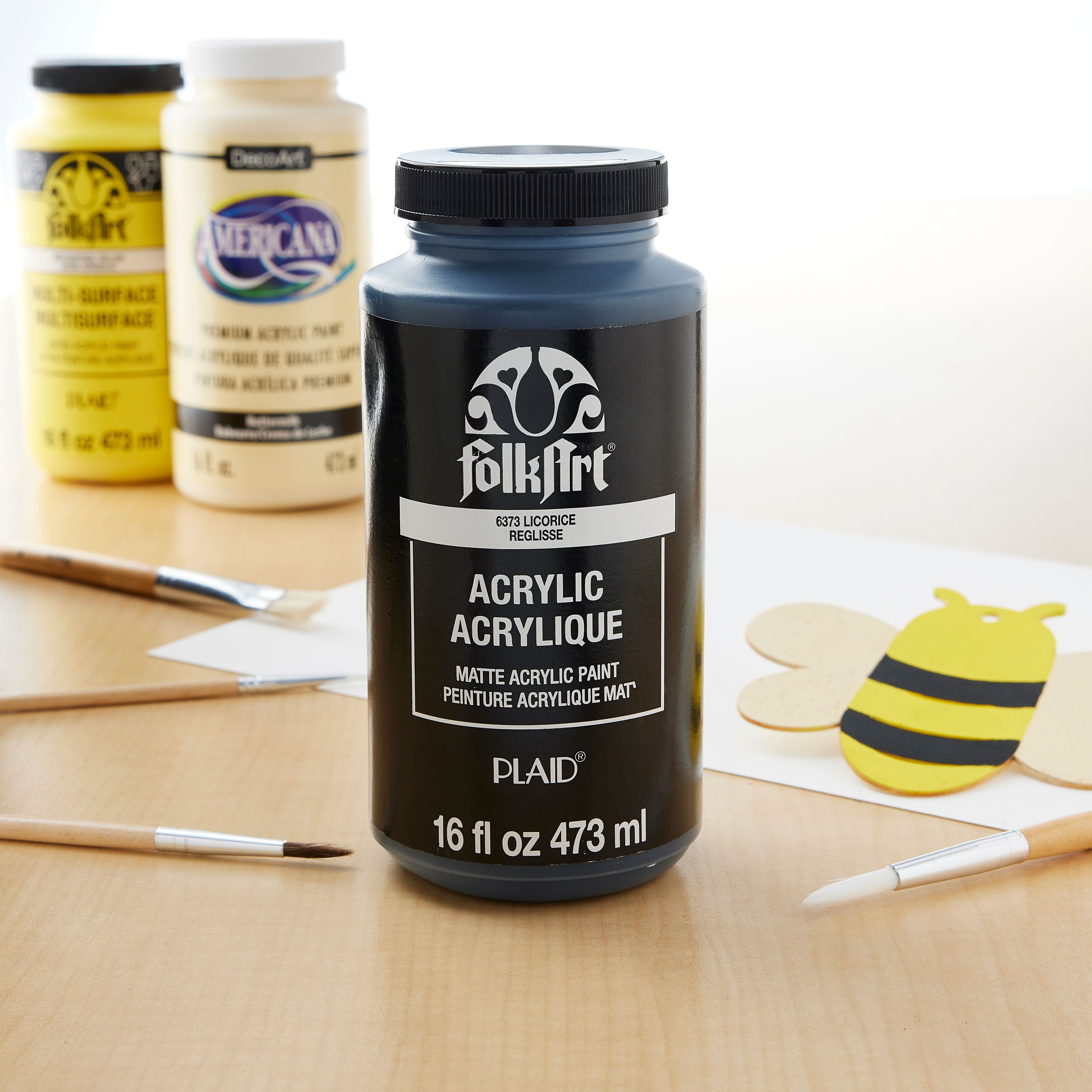 6 Pack: FolkArt® Matte Acrylic Paint, 16oz.