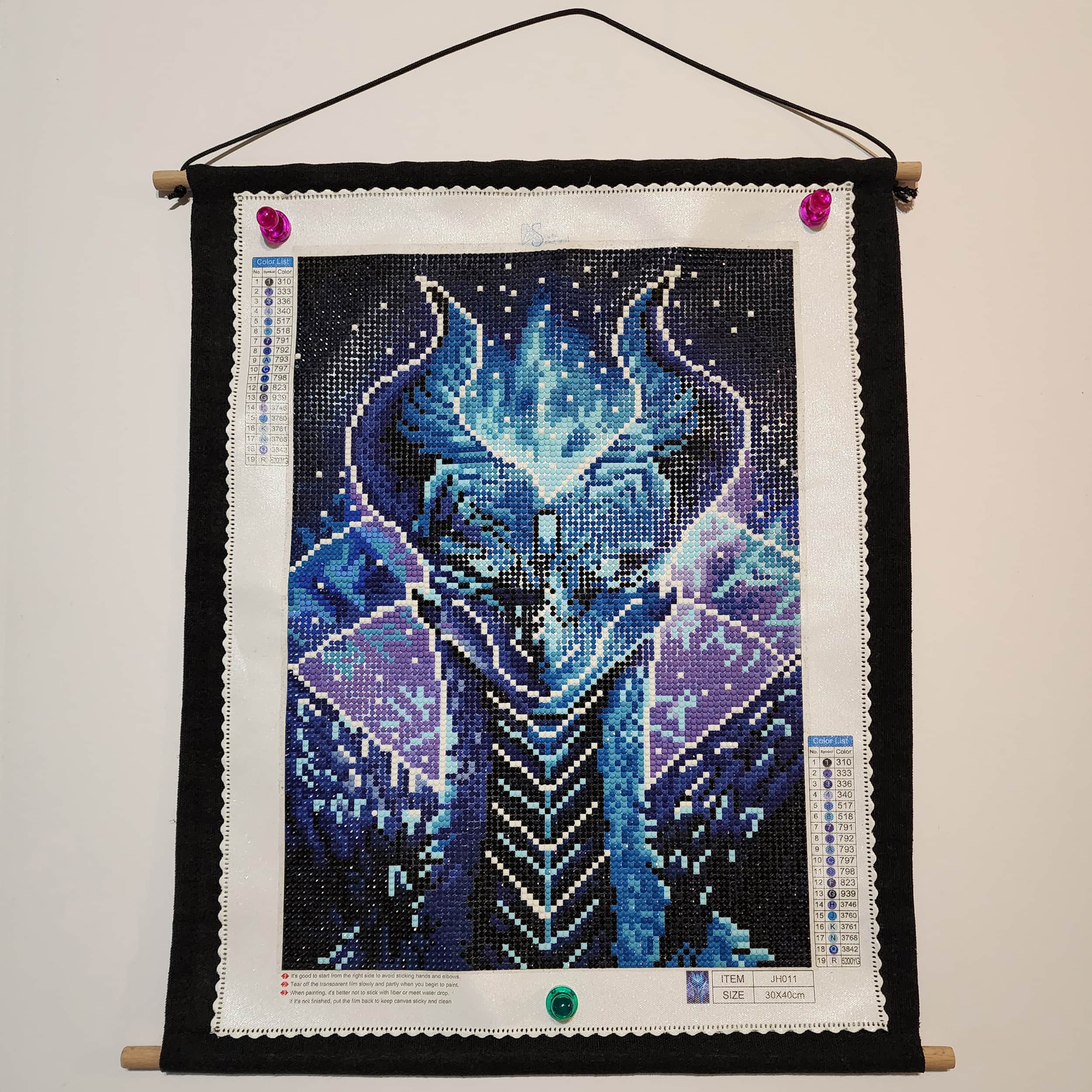 35cm x 45cm Magnetic Dowel Poster Hanger