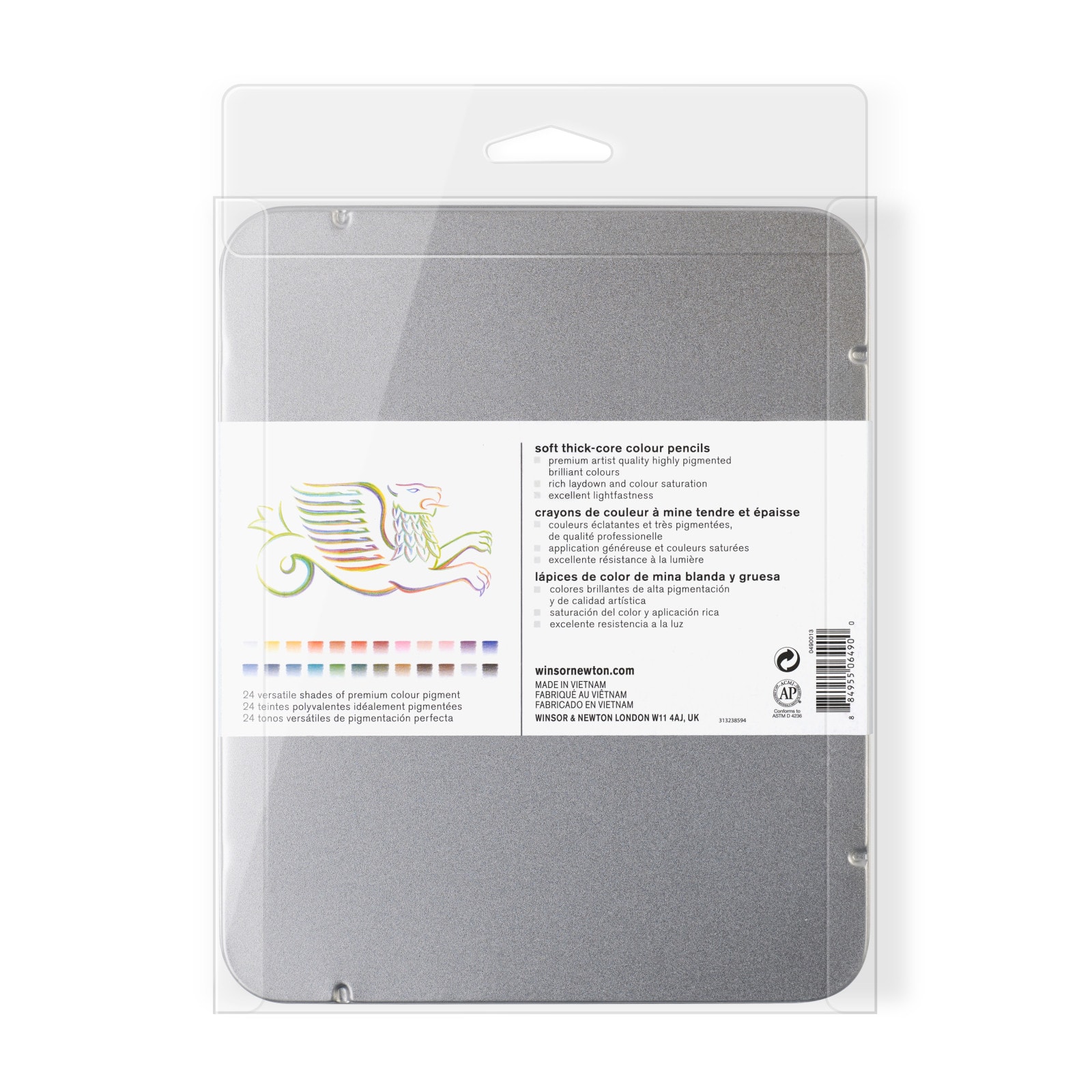 Winsor & Newton™ Studio Collection™ 24 Color Pencil Tin Set