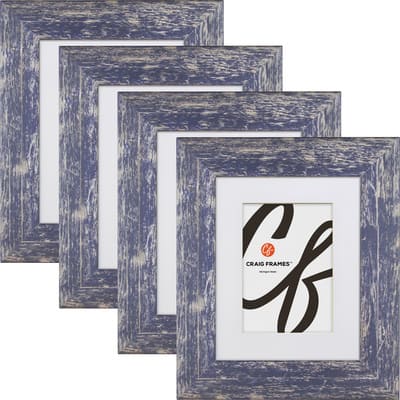 4 ct Craig Frames American Barn Independence Blue Picture Frame with Mat | 13" x 19" / 9" x 13" mat | Michaels®