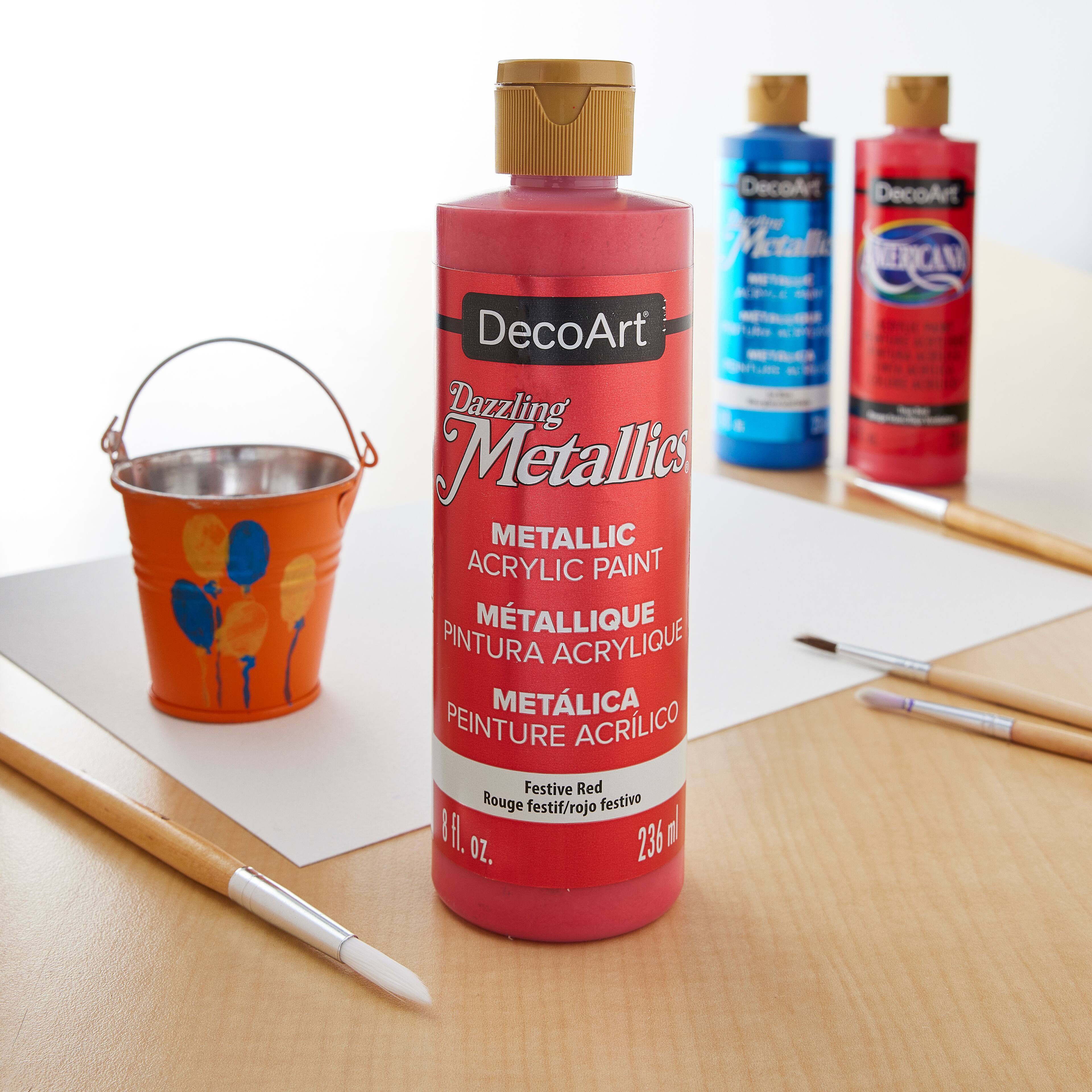 12 Pack: DecoArt® Dazzling Metallics® Acrylic Paint