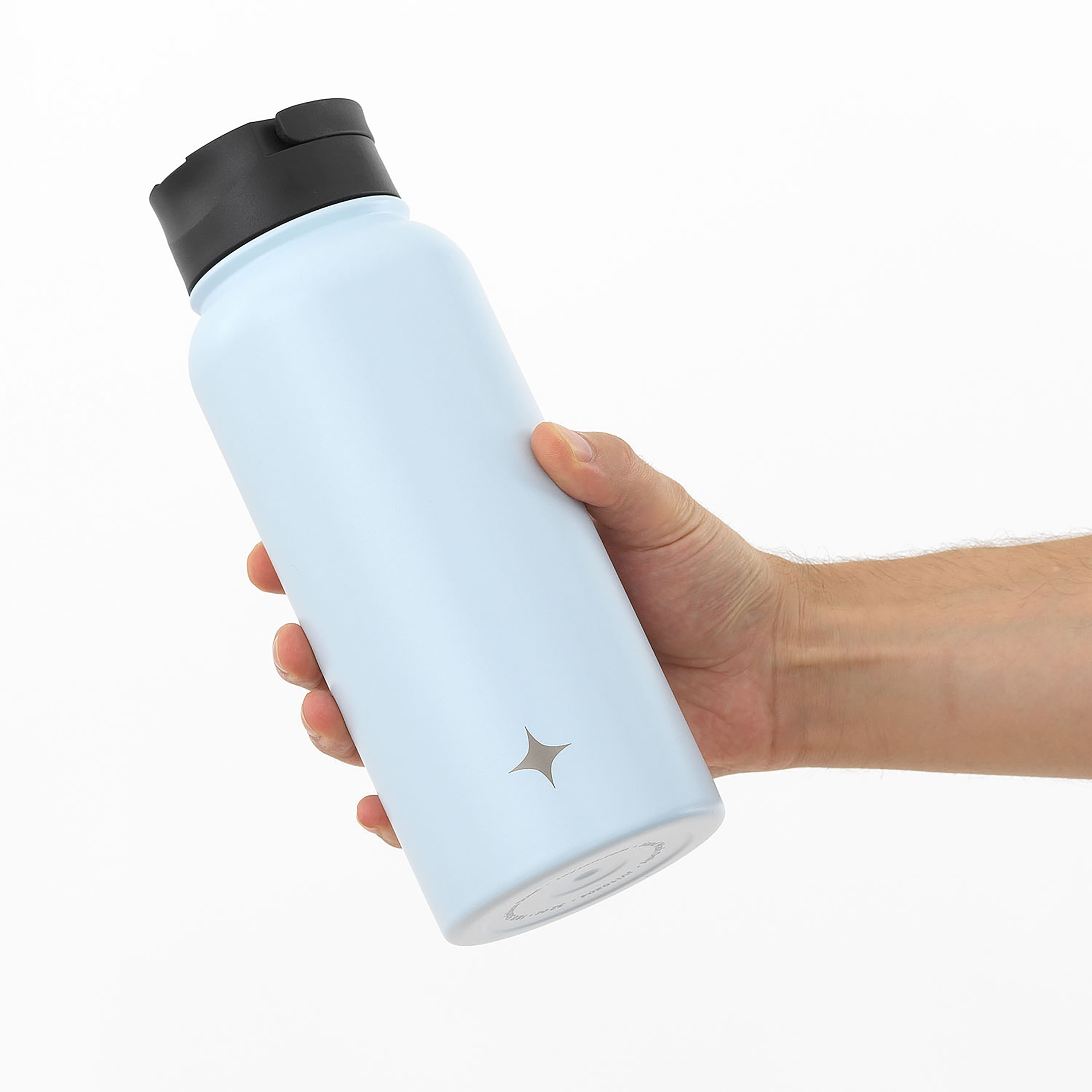 JoyJolt® 32oz. Vacuum Insulated Water Bottle With Flip Lid & Sport Straw Lid
