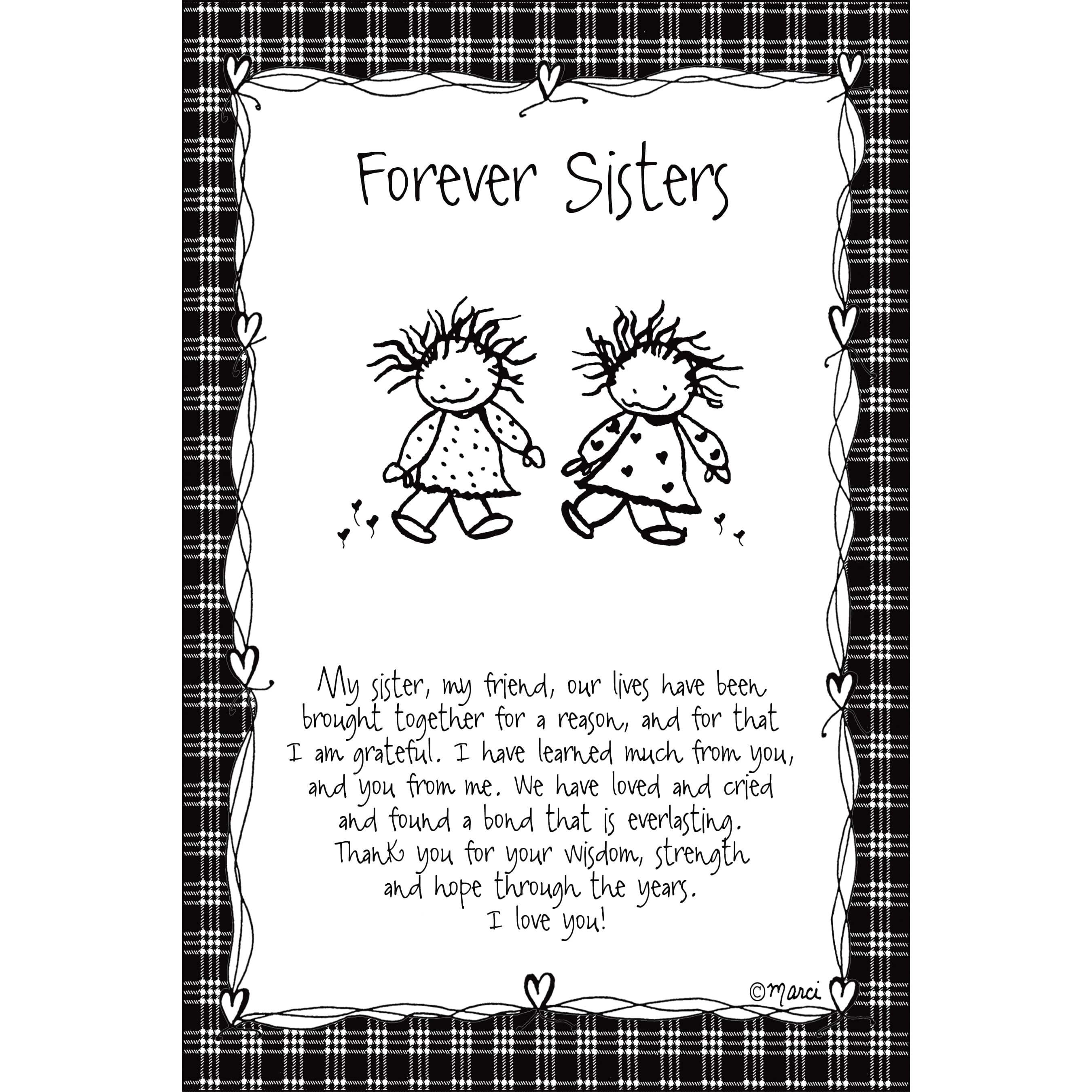 Children of the Inner Light® by Marci Art Forever Sisters Plaque | Michaels