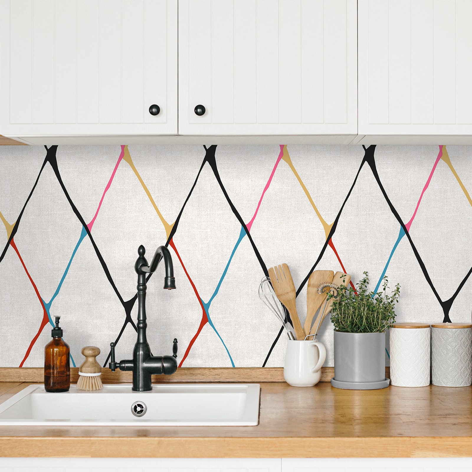 Surface Style Diamondlike Peel & Stick Wallpaper