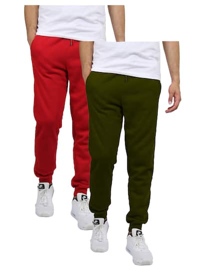 Galaxy by Harvic Men's Fleece-Lined Jogger Sweatpants 2 Pack | Bottoms ...