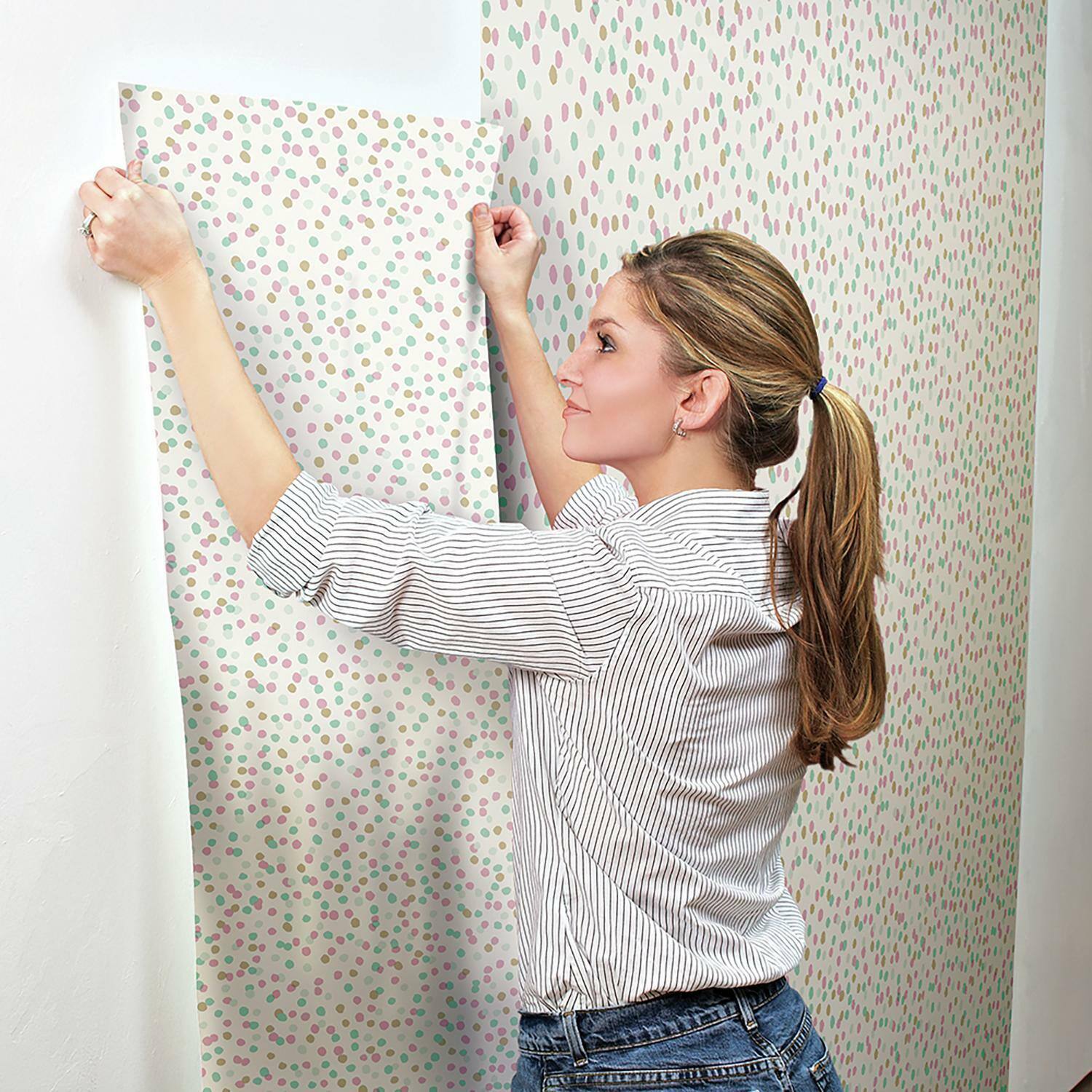 RoomMates Confetti Peel &#x26; Stick Wallpaper