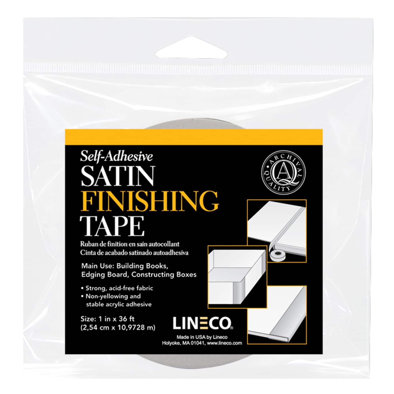 Lineco&#xAE; Ivory Satin Cloth Tape