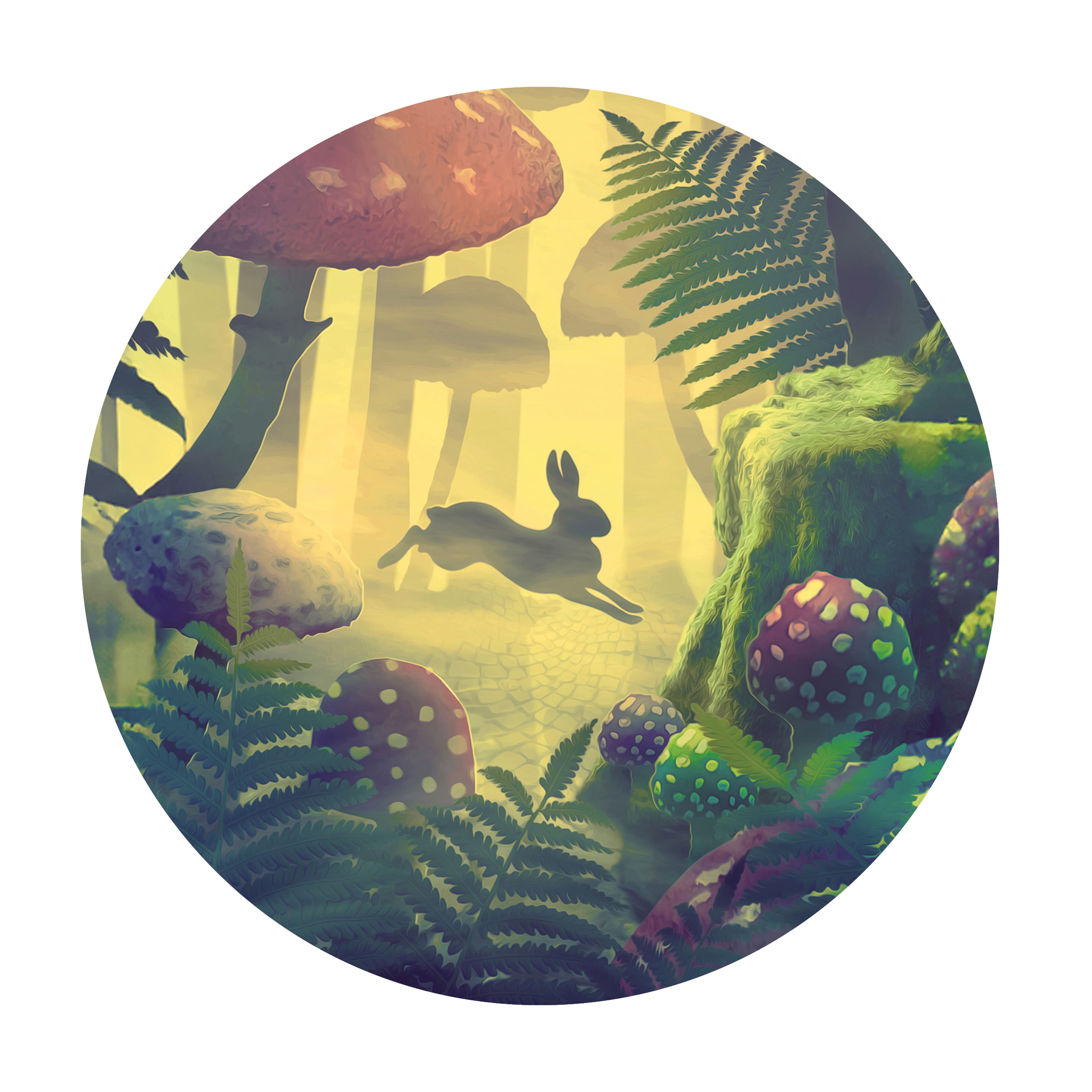 Forest Round Canvas Painting Kit by Craft Smart&#xAE;