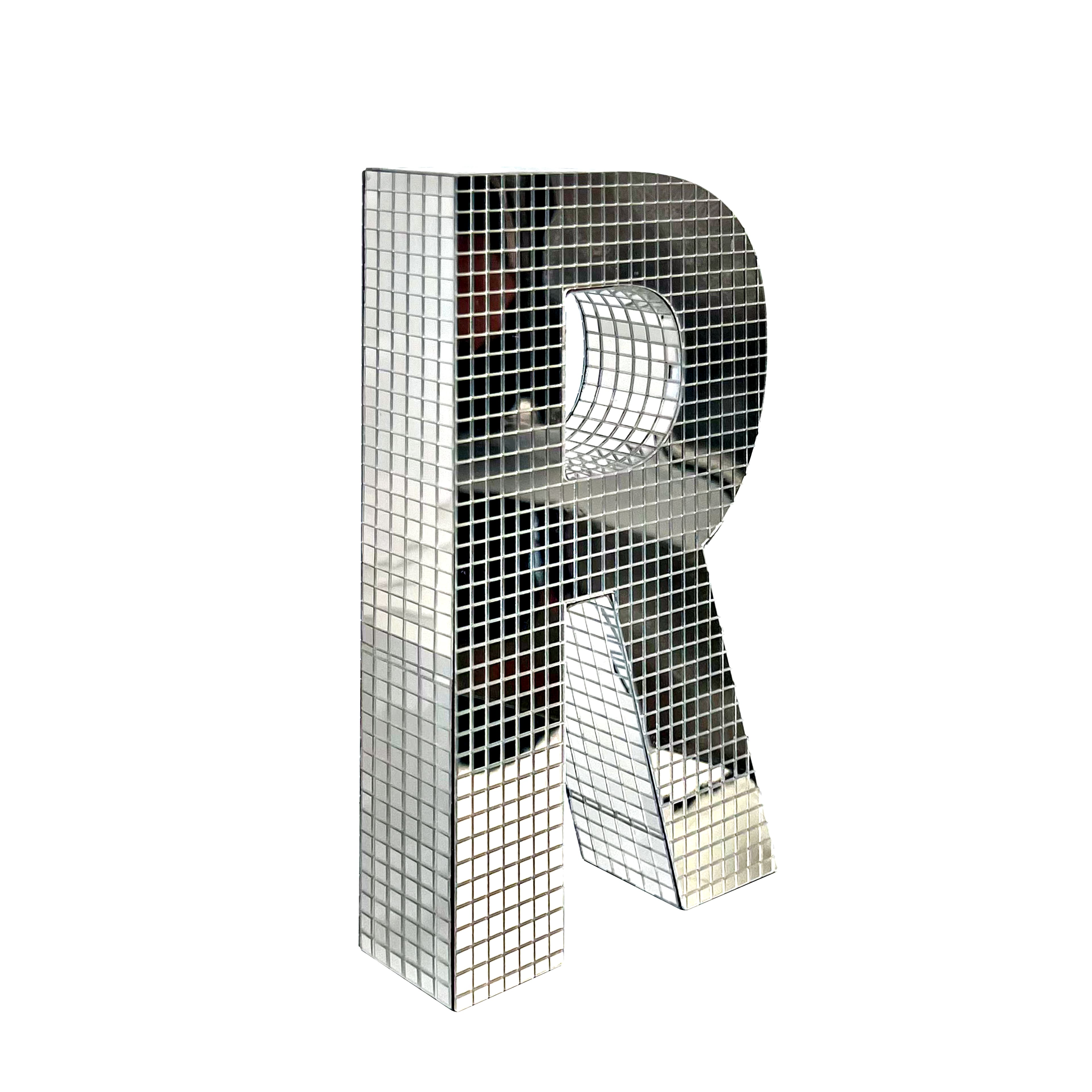 7.75&#x22; Silver Disco Monogram Letter by Ashland&#xAE;