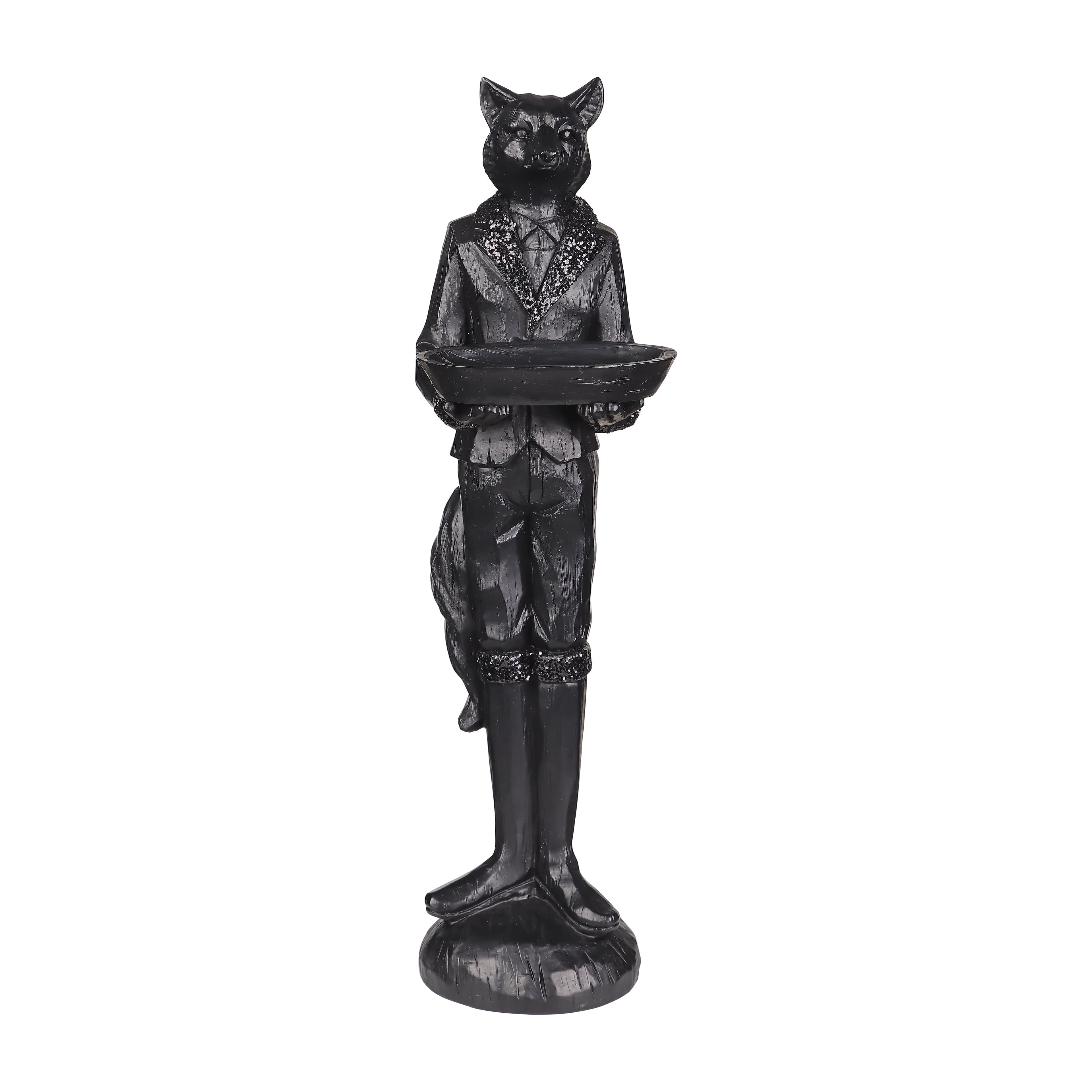 16.75&#x22; Fox Butler Statue Tabletop D&#xE9;cor by Ashland&#xAE;