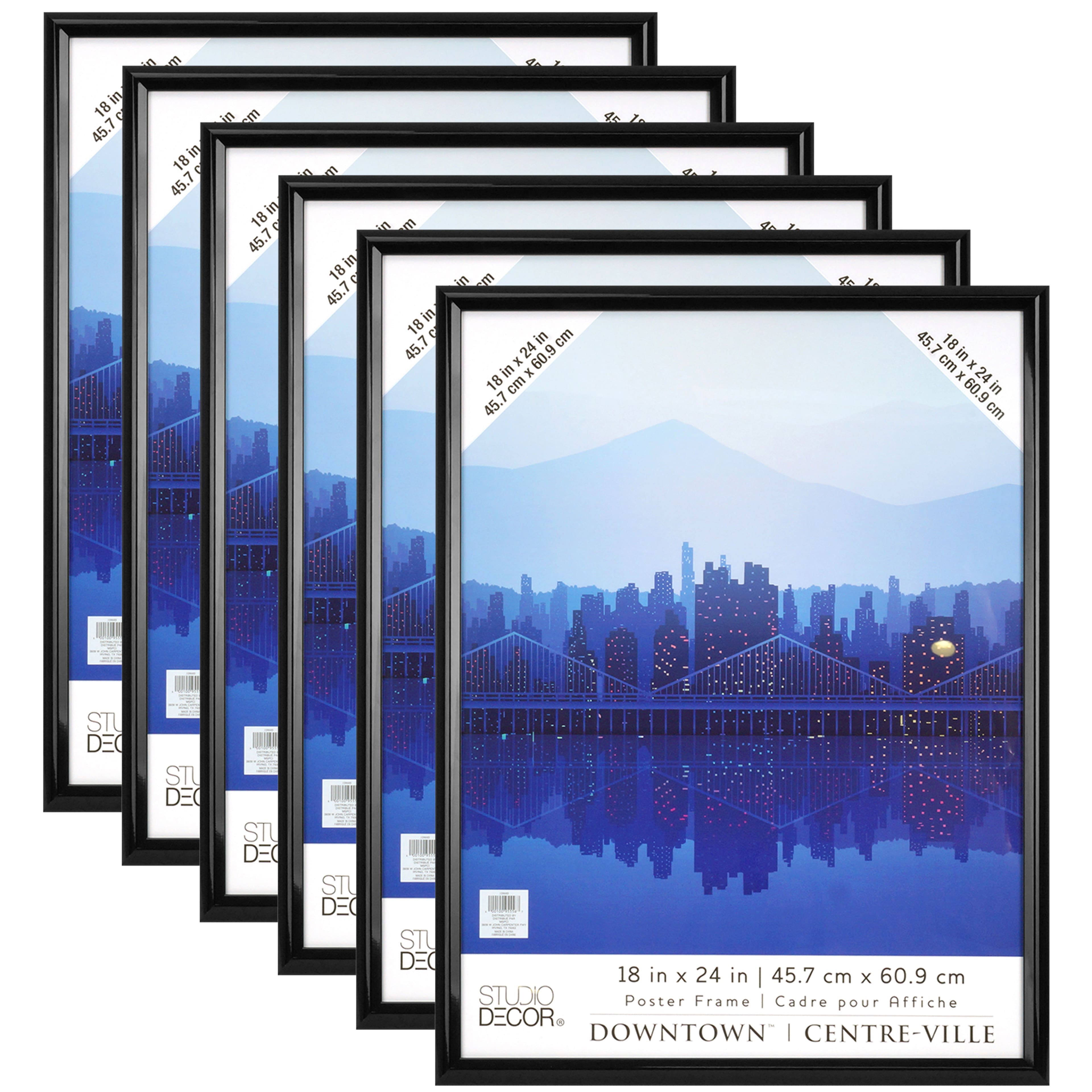 MICHAELS - Paquete de 8 marcos para póster, color negro, Ventura™ de Studio  Décor®