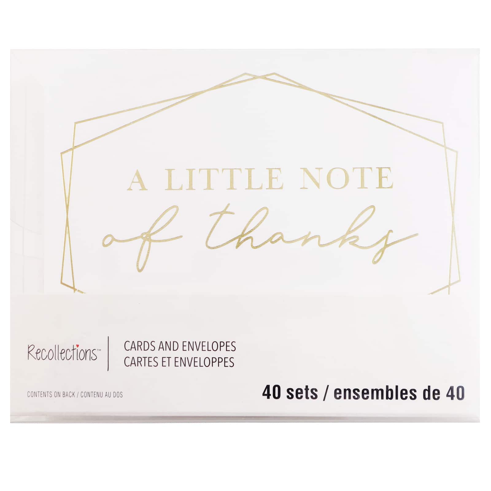 Thanks Cards & Envelopes by Recollections™, 4.25" x 5.5"